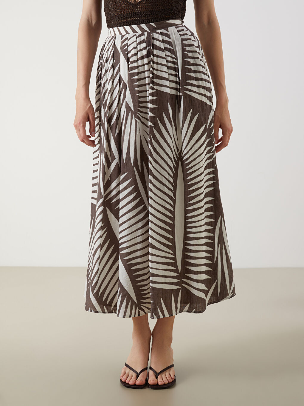 Woman BROWN Skirt -S5O306Z8-LQY