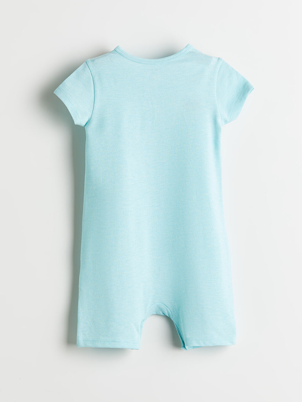 LCW baby Yeşil Bisiklet Yaka Basic Erkek Bebek Tulum - 1