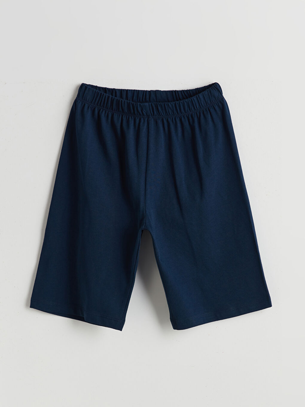 Lacivert Beli Lastikli Erkek Çocuk Pijama Şort