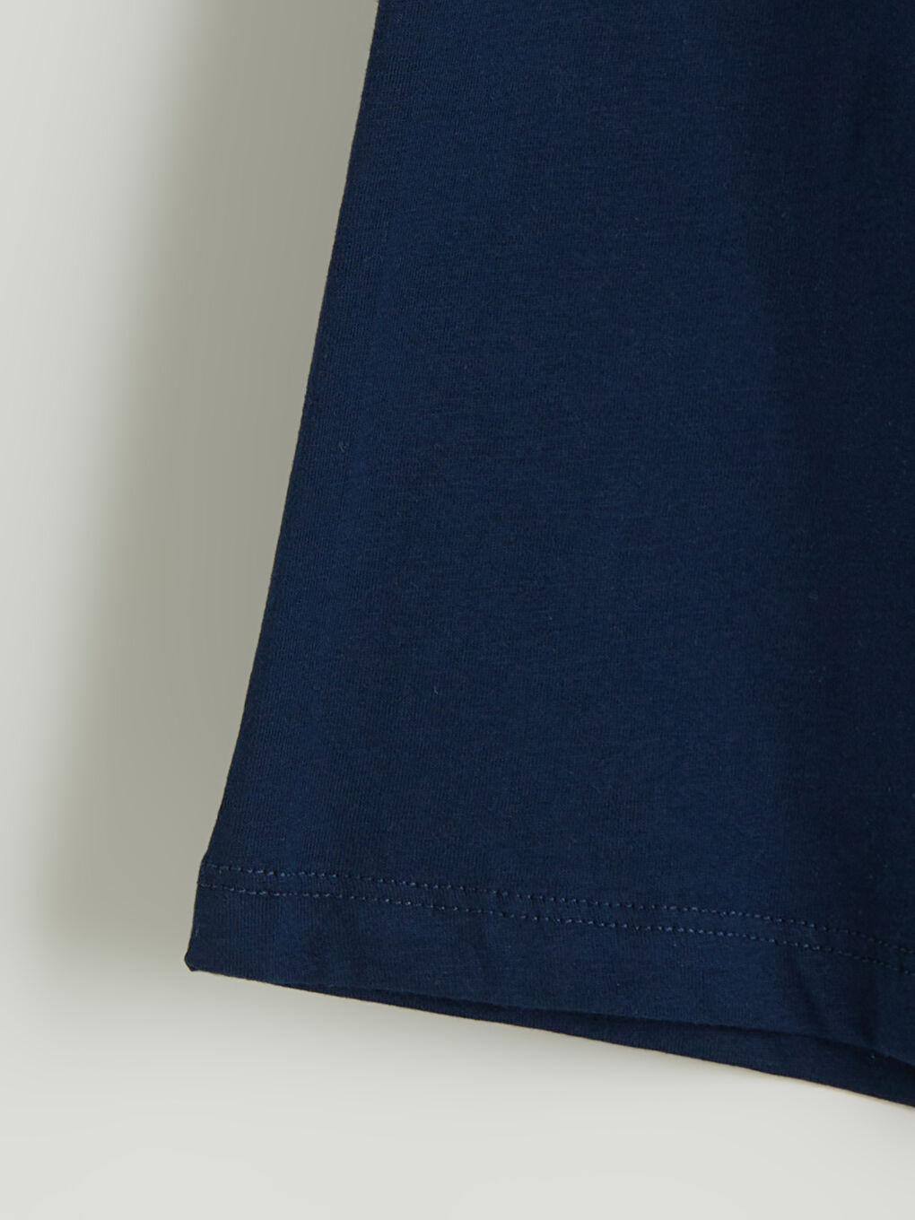 Lacivert Beli Lastikli Erkek Çocuk Pijama Şort-1