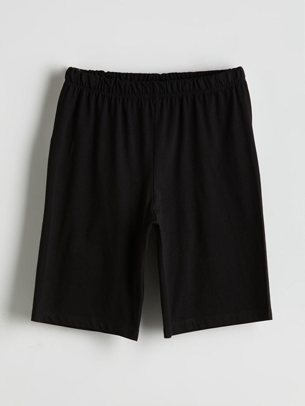 Siyah Beli Lastikli Erkek Çocuk Pijama Şort