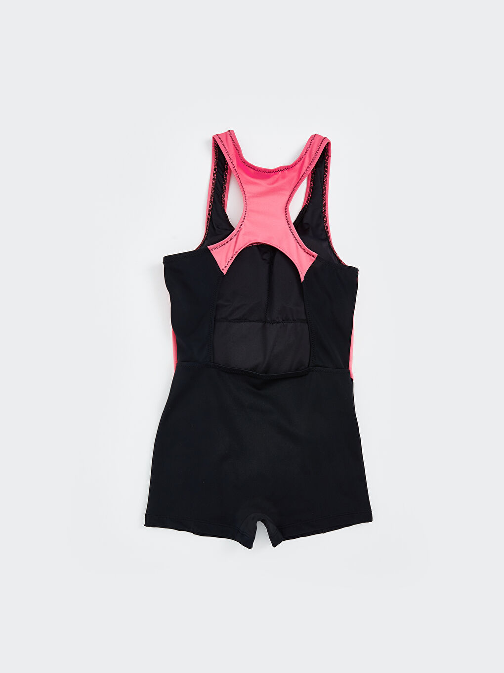 Siyah Baskılı Kız Çocuk Mayo-1