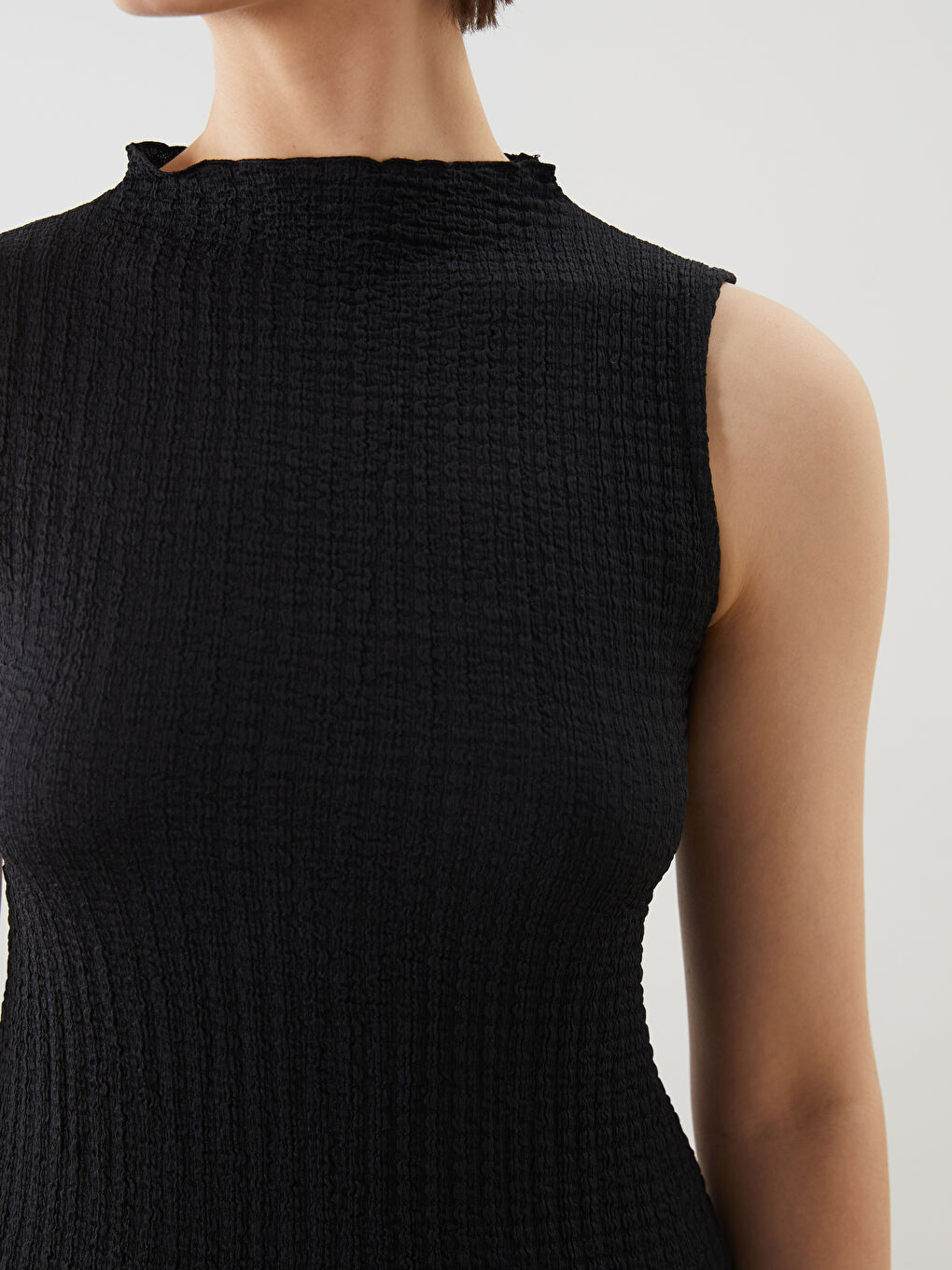 Woman BLACK Tank Top -S5O392Z8-CVL