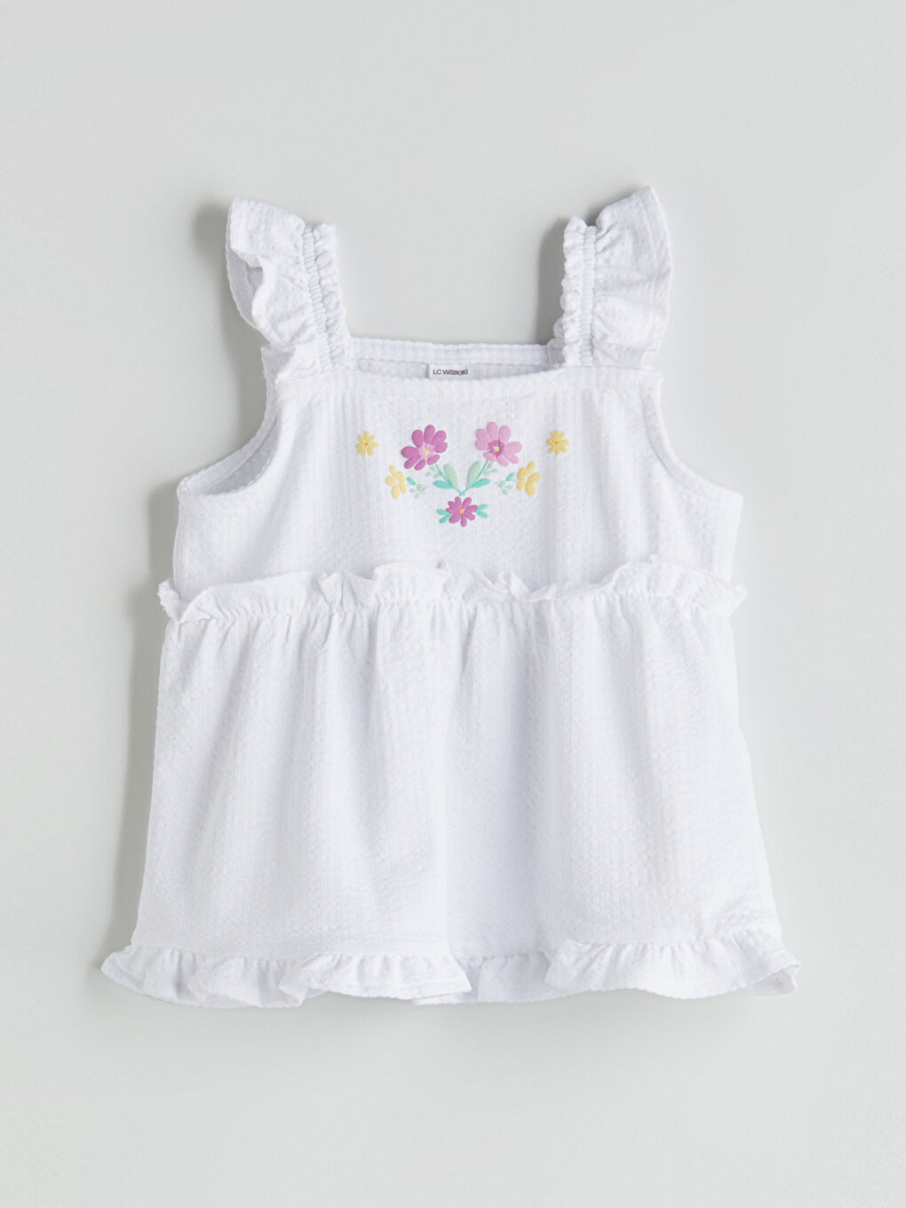 Textured Sleeveless Girl'S Tank Top -S5O406Z1-JYX