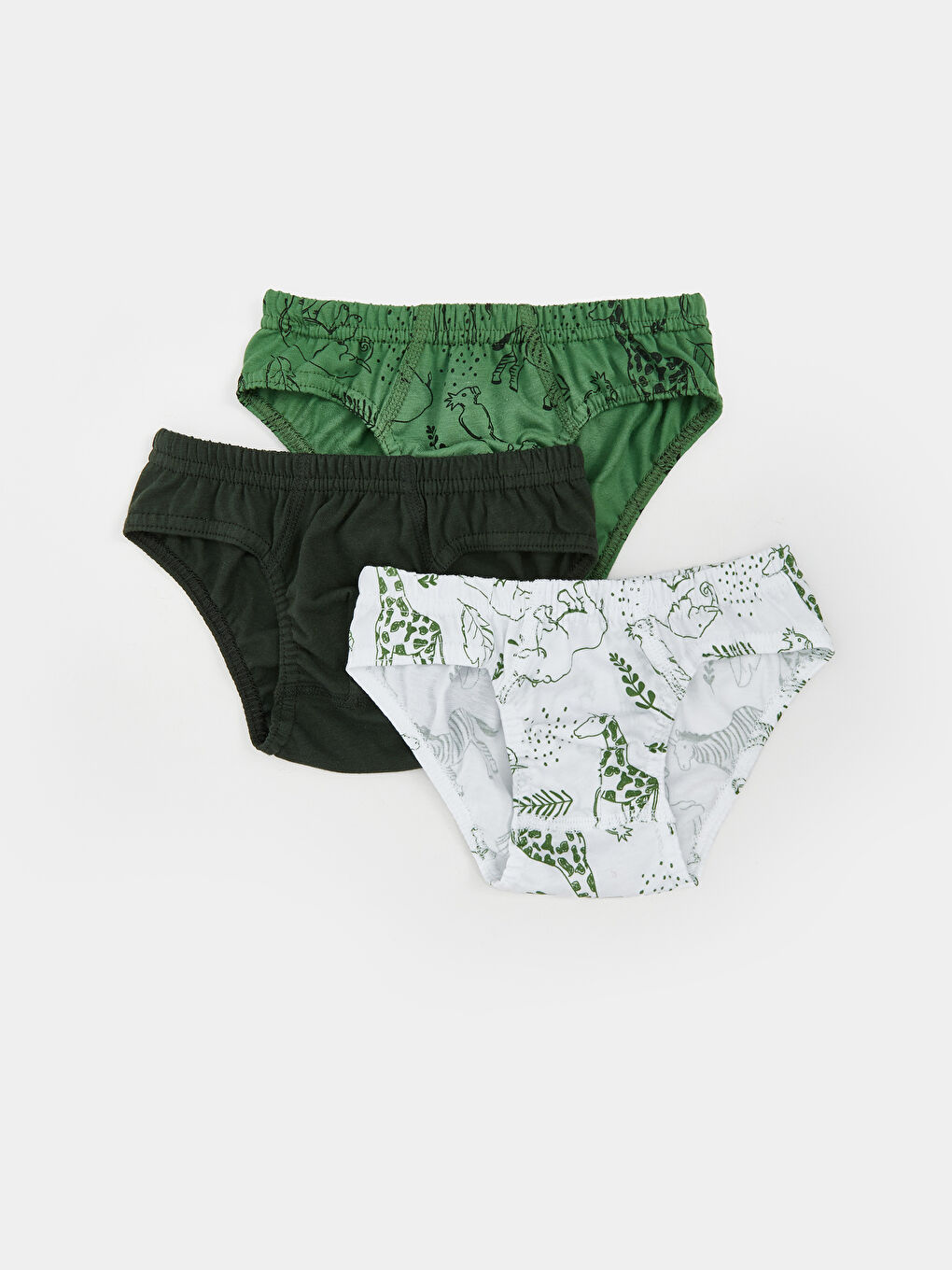 LCW Kids Culottes Imprimées pour Garçons avec Taille Élastique Lot de 3 -S5O418Z1-LRR