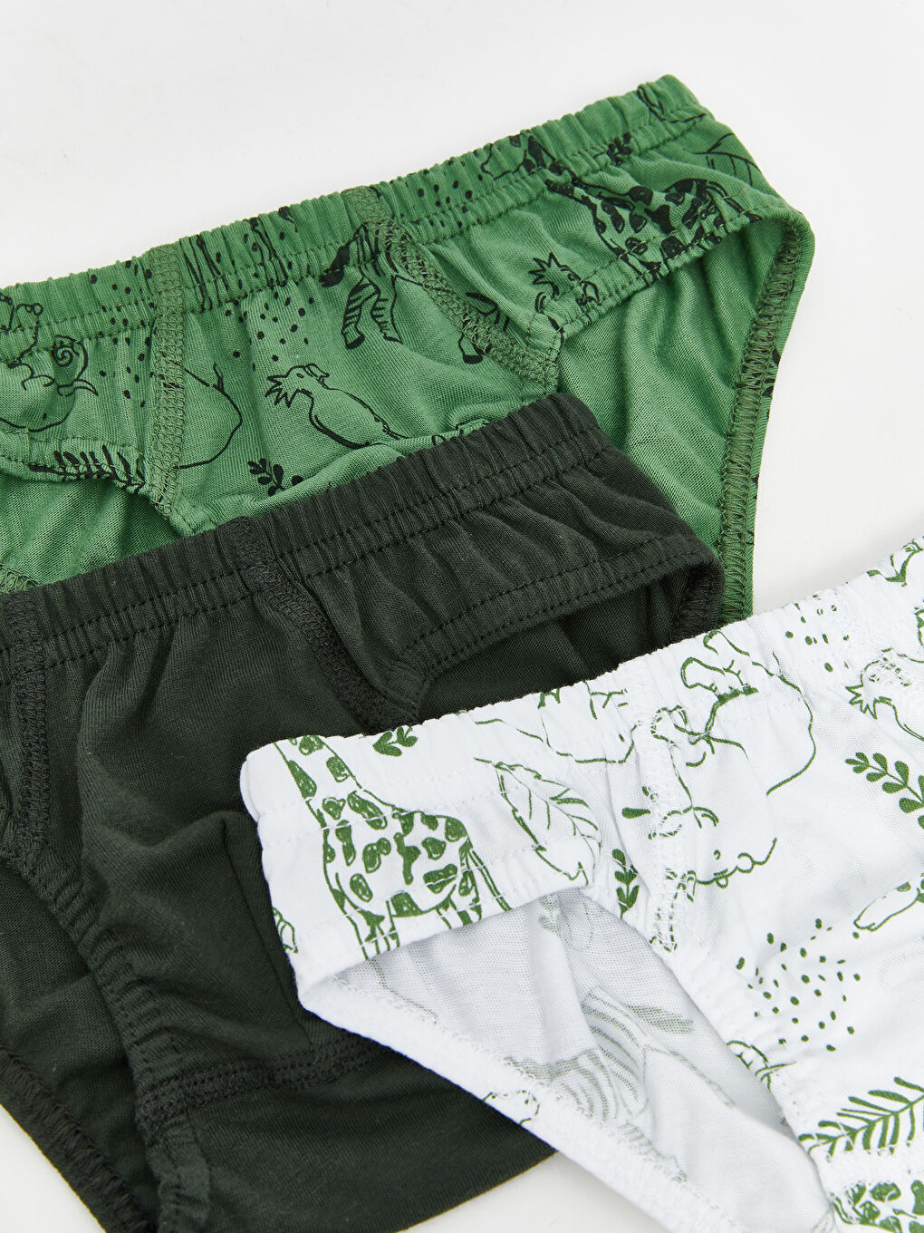 LCW Kids Culottes Imprimées pour Garçons avec Taille Élastique Lot de 3 -S5O418Z1-LRR