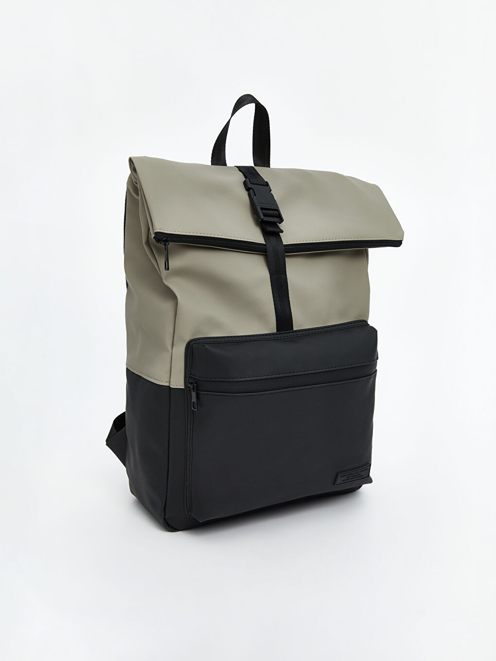 Faux Leather Men's Backpack-1