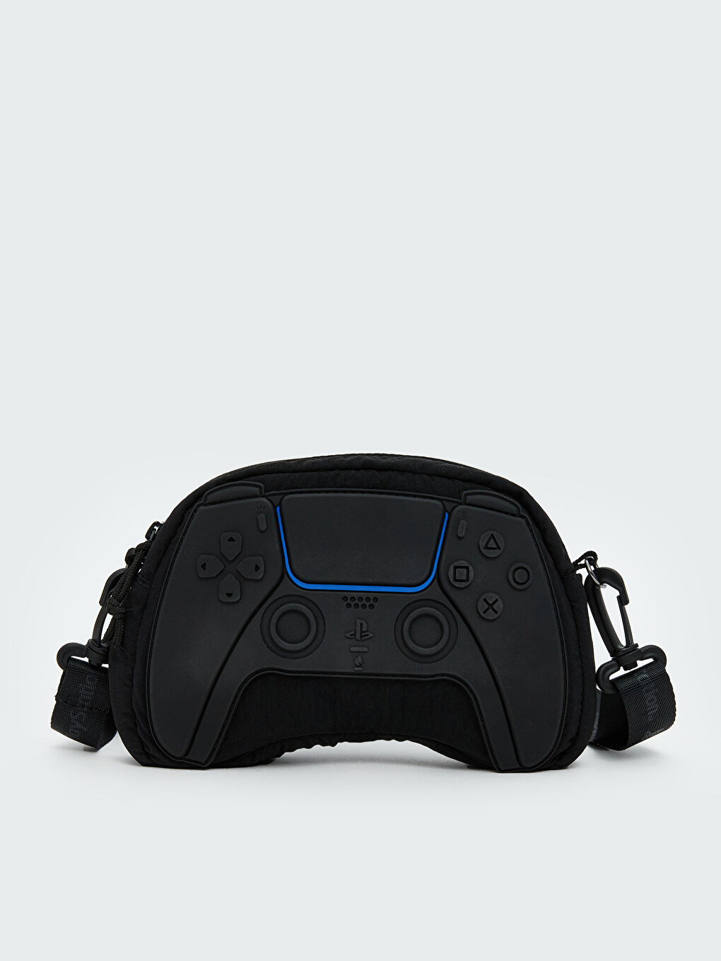 Siyah Playstation Figürlü Erkek Çocuk Omuz Çantası-1