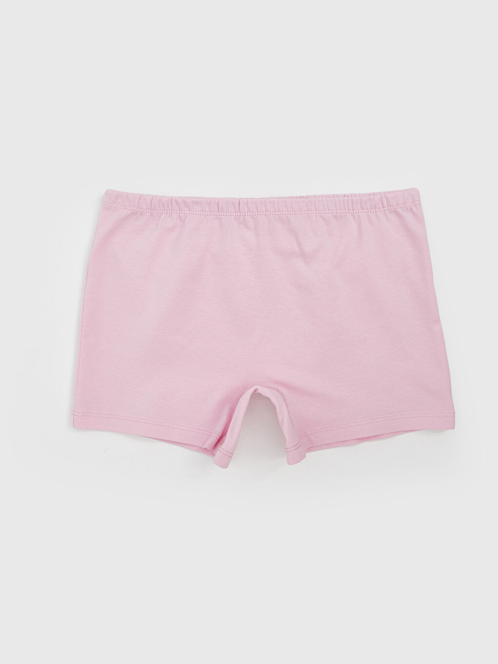 Pembe Beli Lastikli Kız Çocuk Boxer