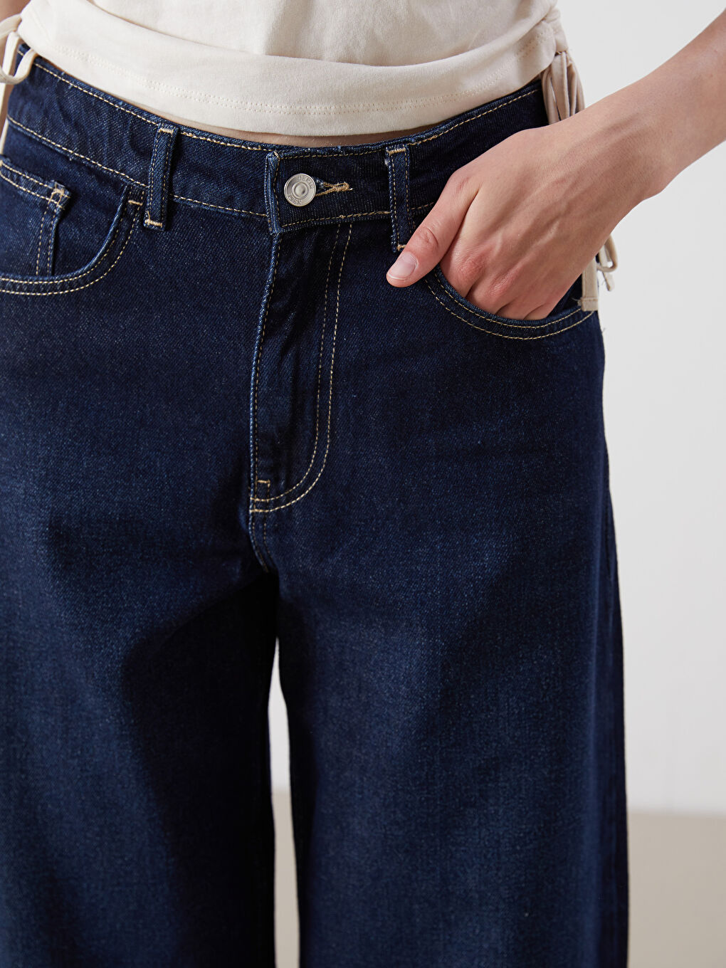 Mavi Baggy Fit Kadın Jean Pantolon-2