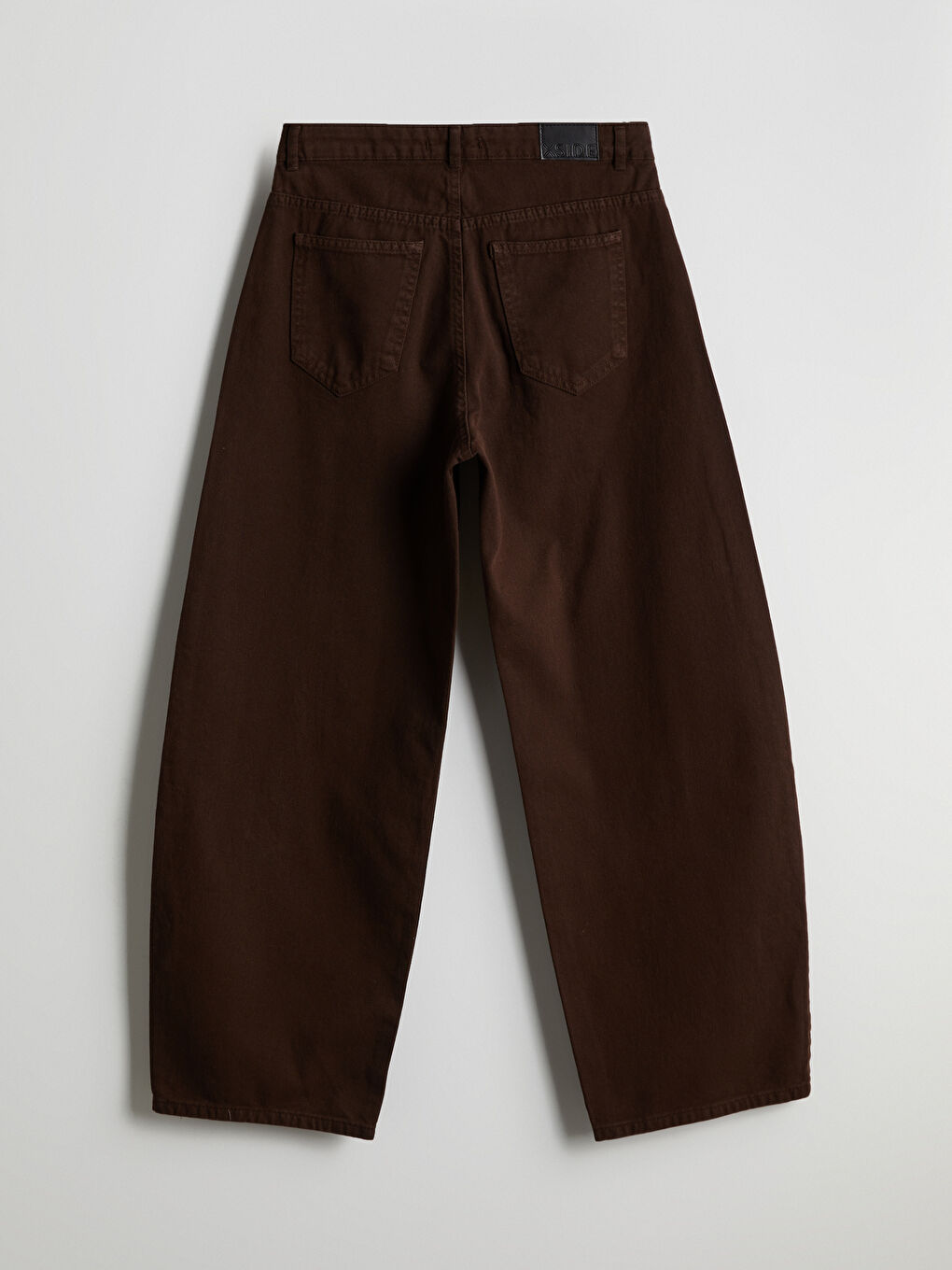 XSIDE Kahverengi Baggy Fit Kadın Jean Pantolon - 5