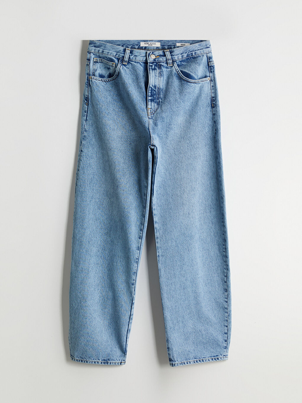 LCW Jeans Indigo Baggy Fit Kadın Jean Pantolon - 4