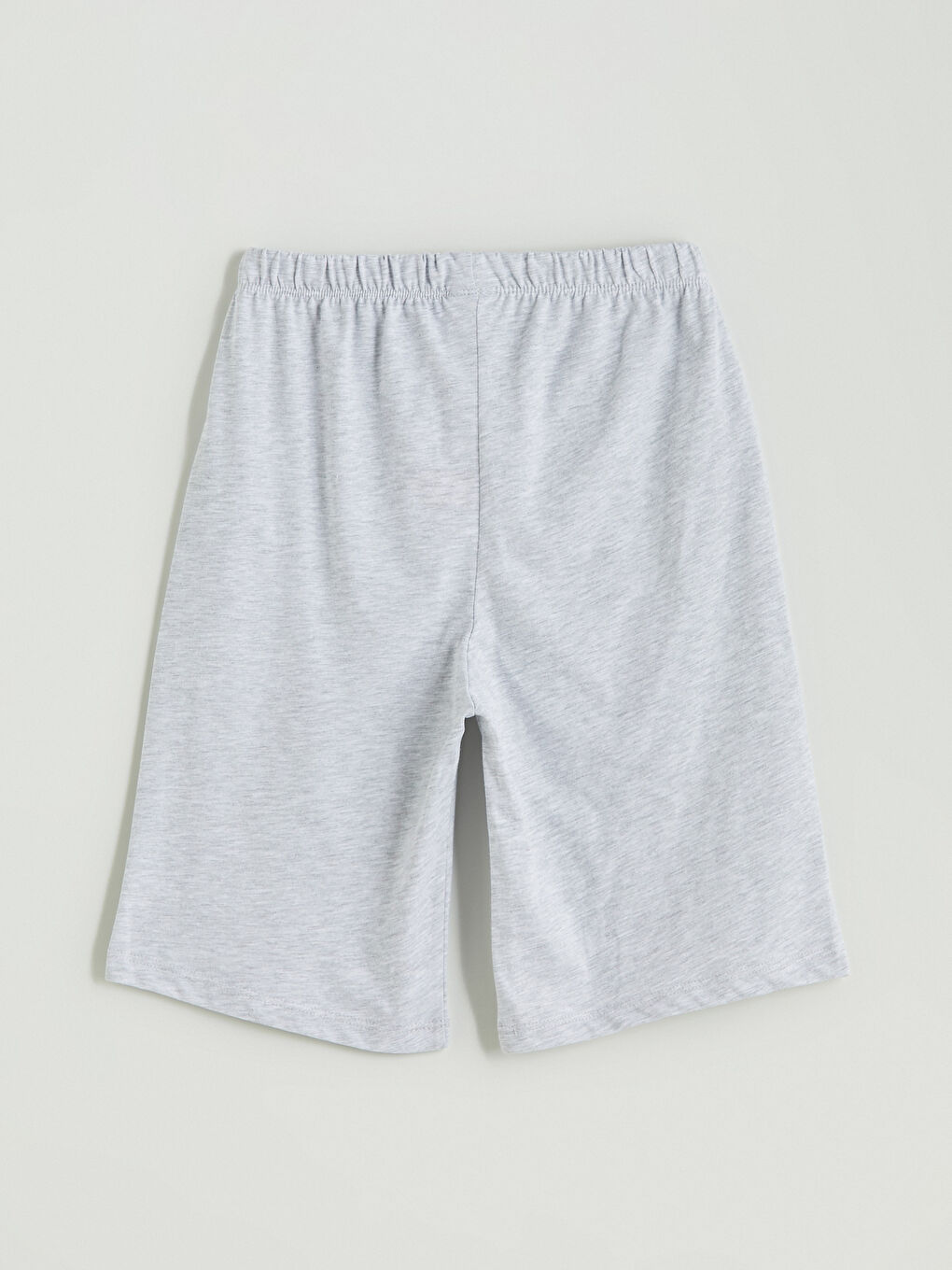 Gri Beli Lastikli Erkek Çocuk Pijama Şort-2