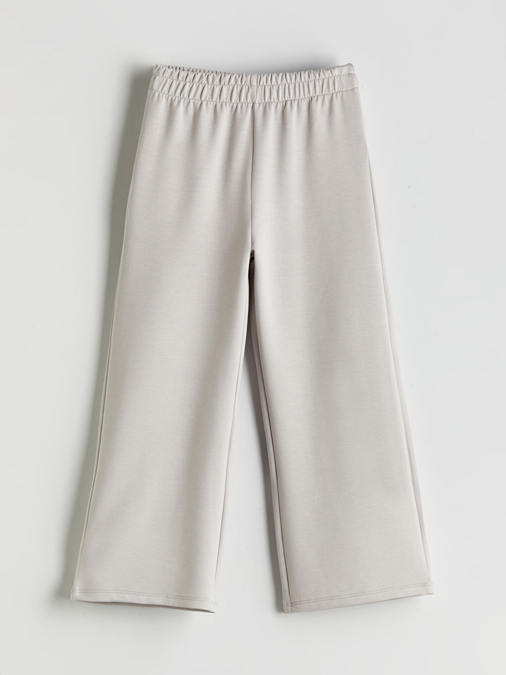 Gri Beli Lastikli Kız Çocuk Eşofman Altı