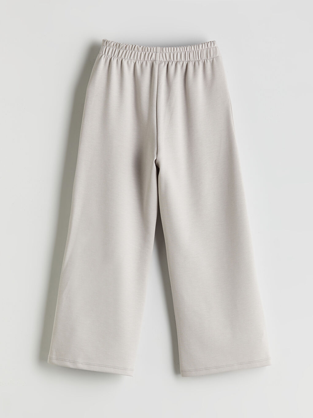 Gri Beli Lastikli Kız Çocuk Eşofman Altı-1