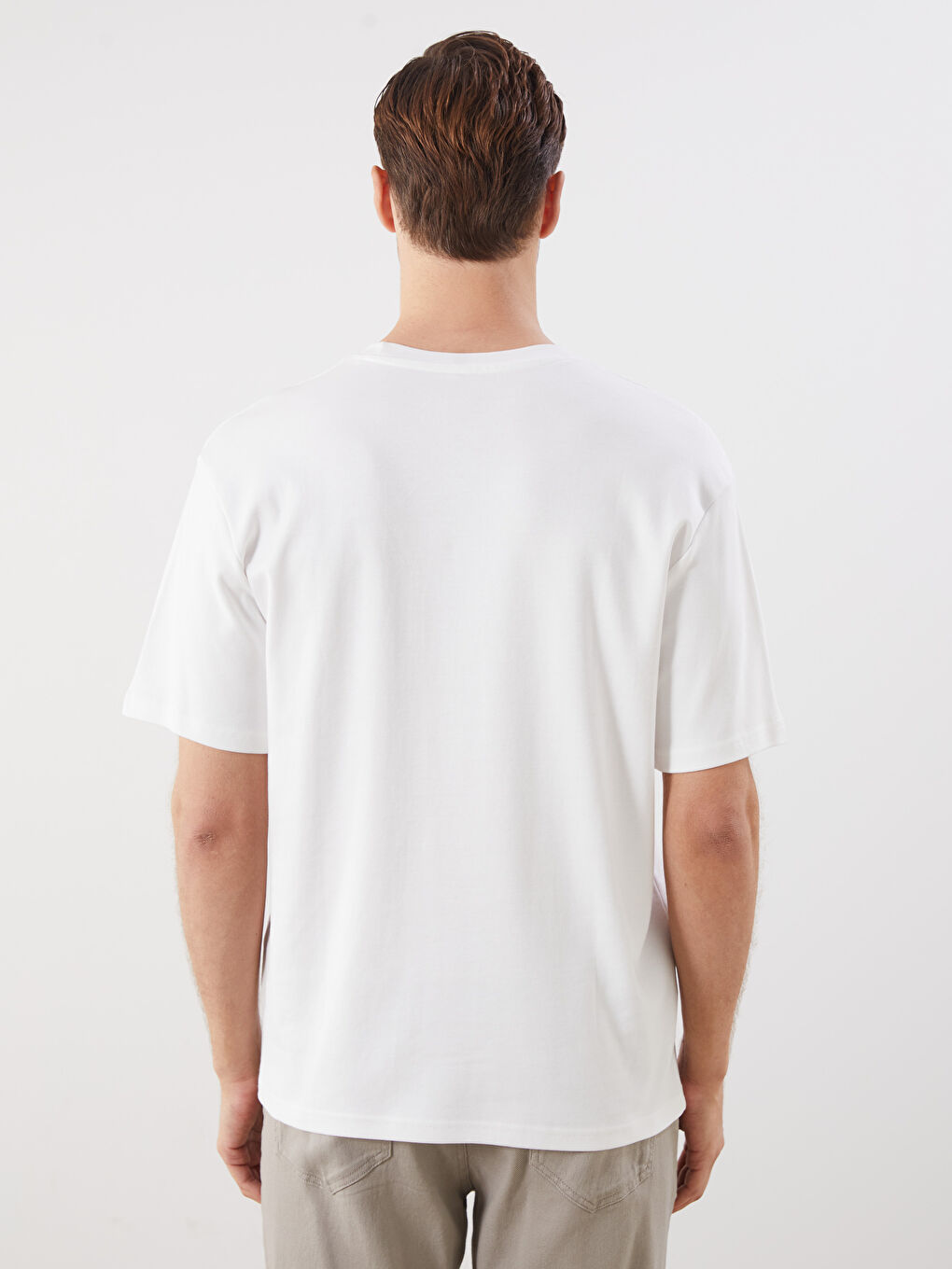 LCWAIKIKI Classic Crew Neck Printed Men's T-Shirt -S5O610Z8-R9J