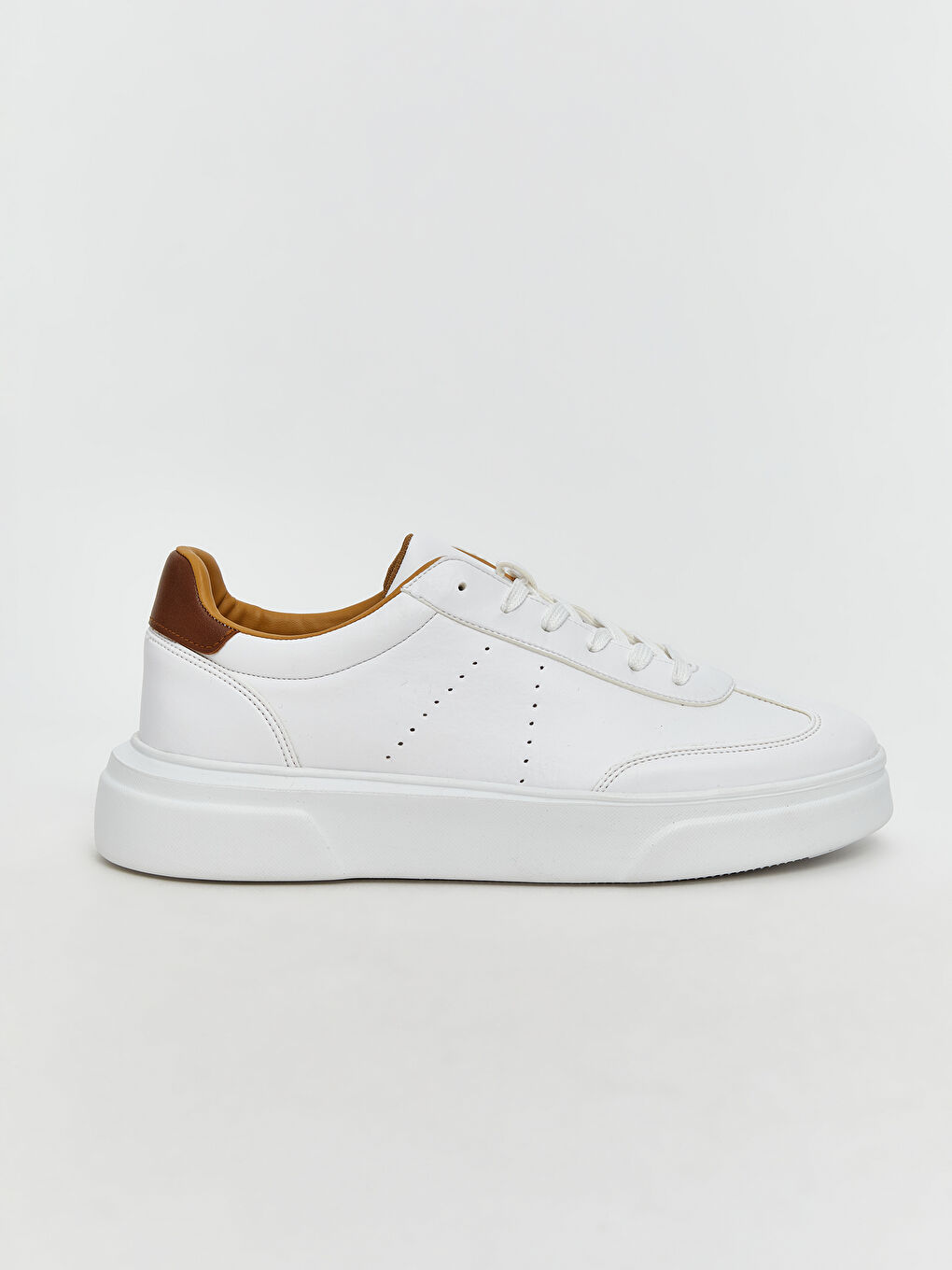 Faux Leather Lace-Up Men's Trainers -S5O613Z8-J5E