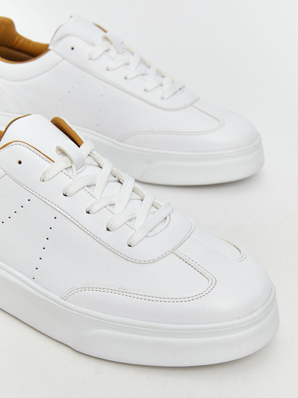 Faux Leather Lace-Up Men's Trainers -S5O613Z8-J5E