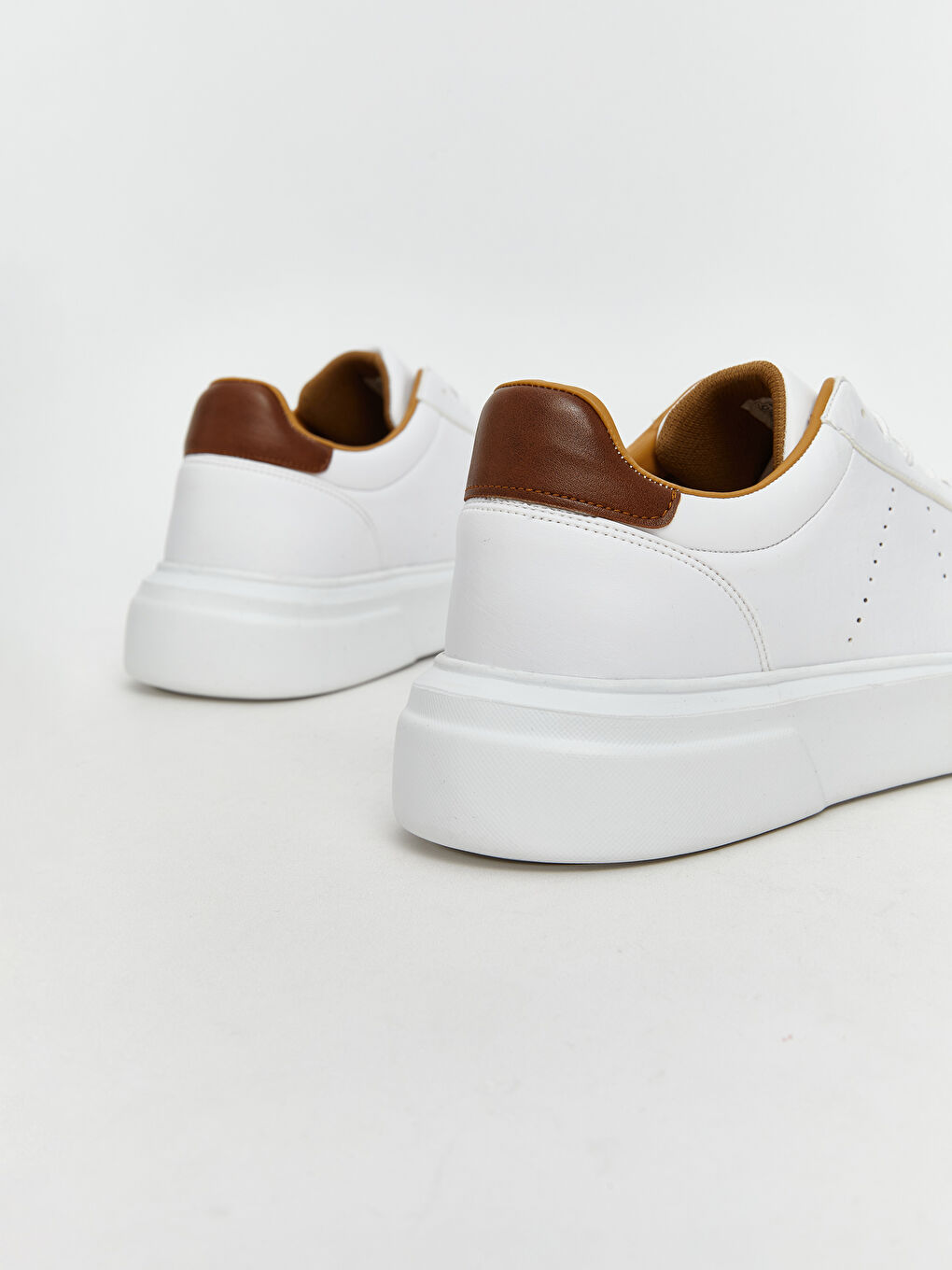Faux Leather Lace-Up Men's Trainers -S5O613Z8-J5E