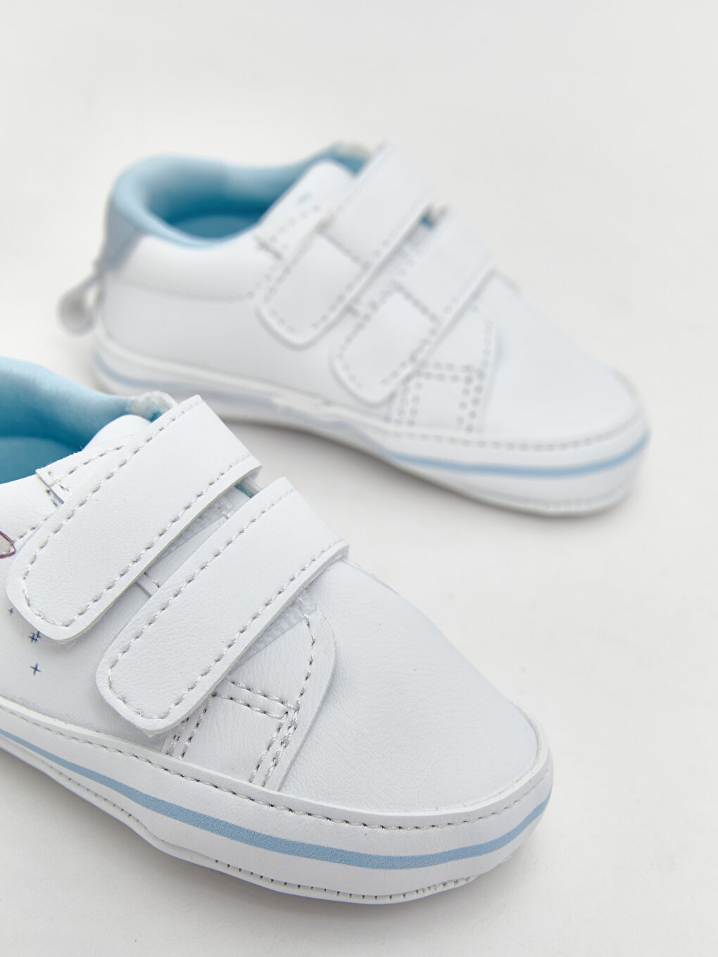 Baby Boy WHITE Pram Shoes -S5O624Z1-Q6K