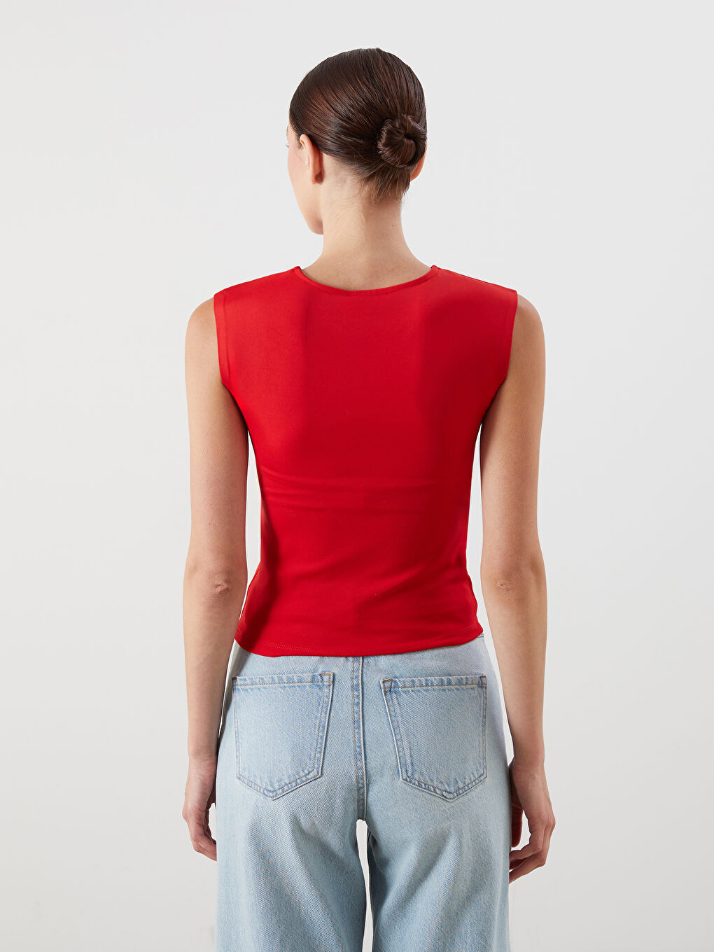 Crew Neck Women's Tank Top -S5O679Z8-HJM