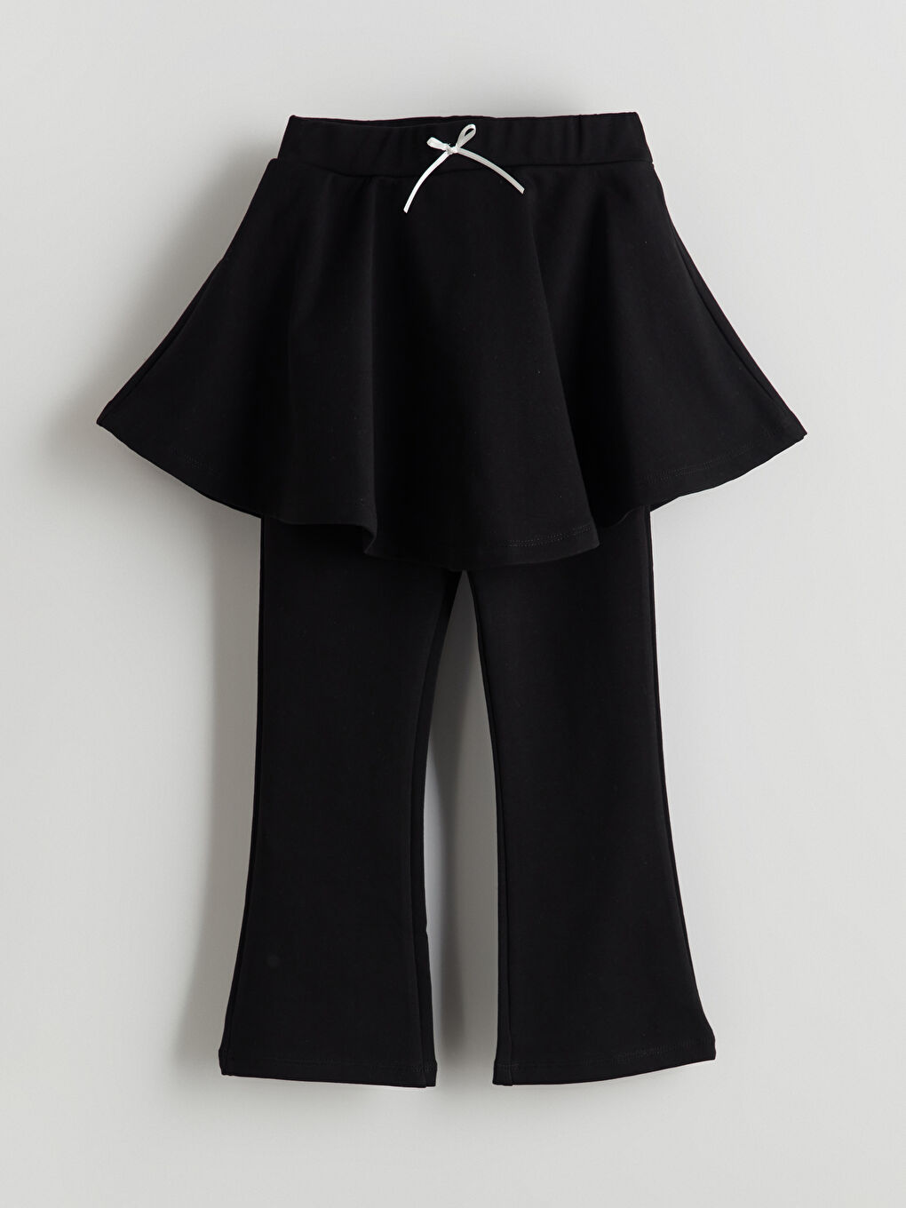 Elastic Waist Bow Detail Girl'S Leggings -S5O689Z1-CVL