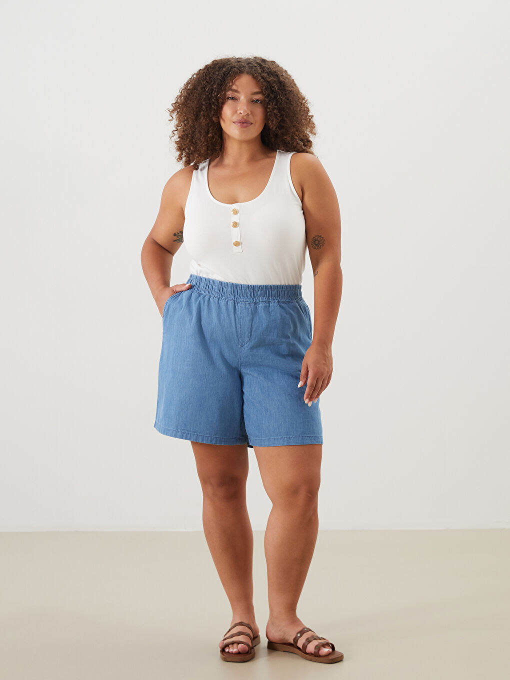 LCWAIKIKI Classic U-Ausschnitt Tanktop für Damen -S5O691Z8-R9J