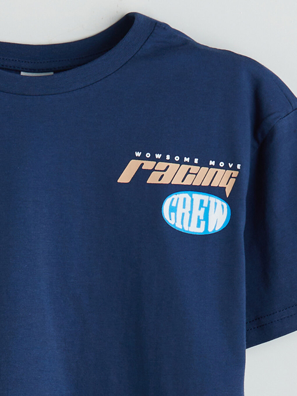 Crew Neck Boys' T-Shirt-1