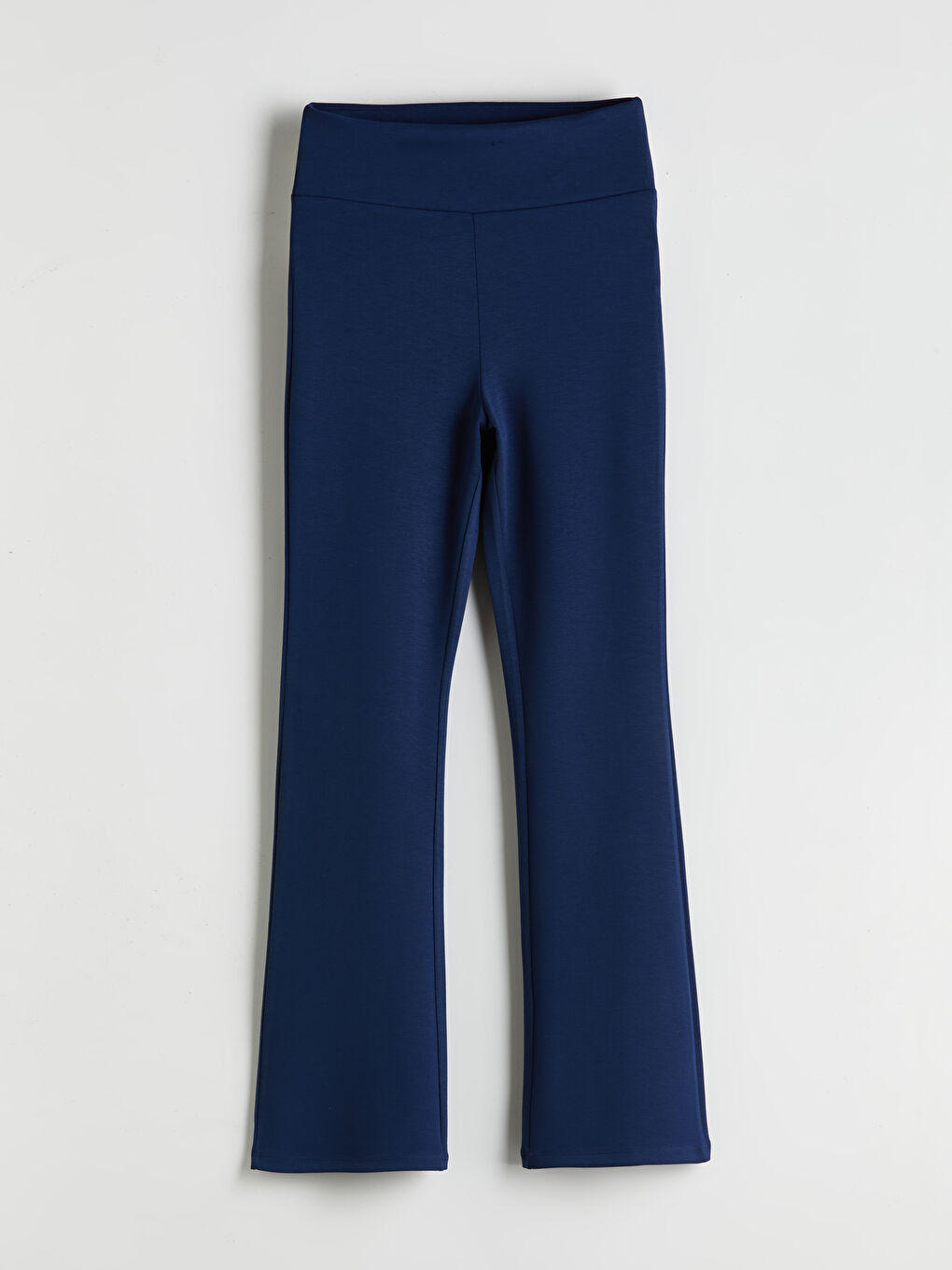 Elastic Waist Straight Flared Women's Leggings Trousers -S5O775Z8-R4J