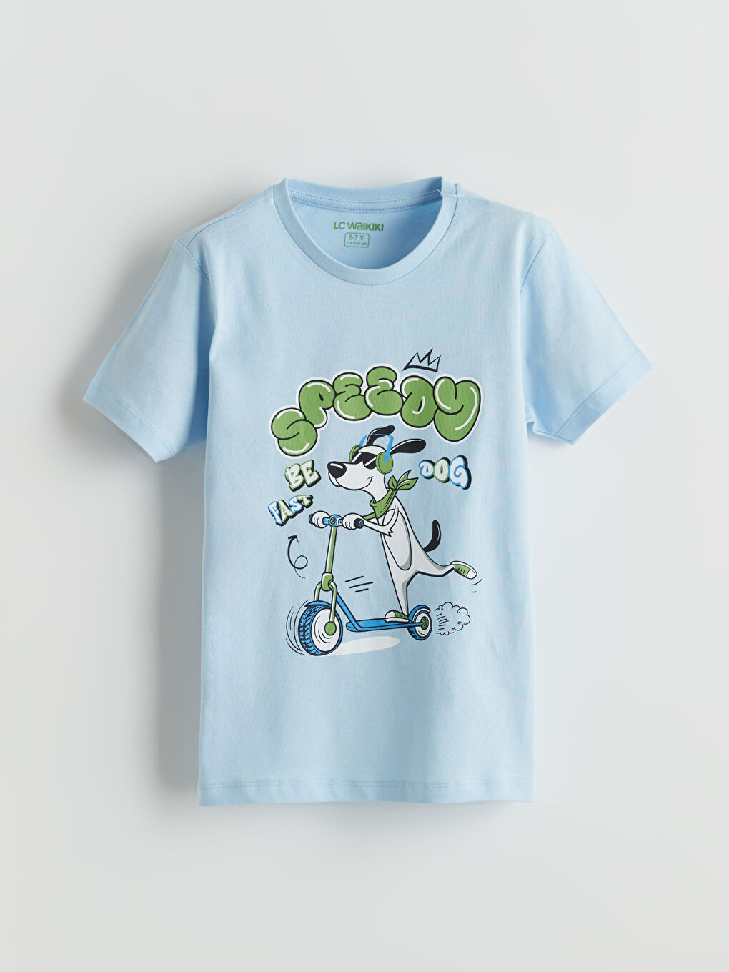 Crew Neck Boys' Shorts Pyjama Set -S5O777Z4-FMR