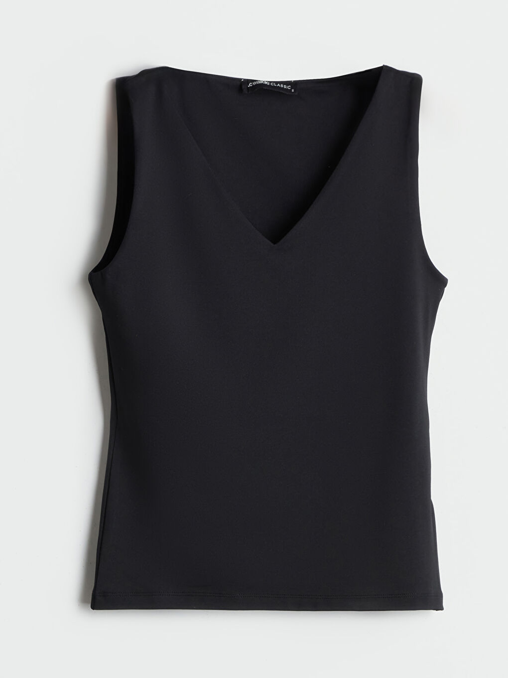 Siyah V Yaka Kadın Atlet-4