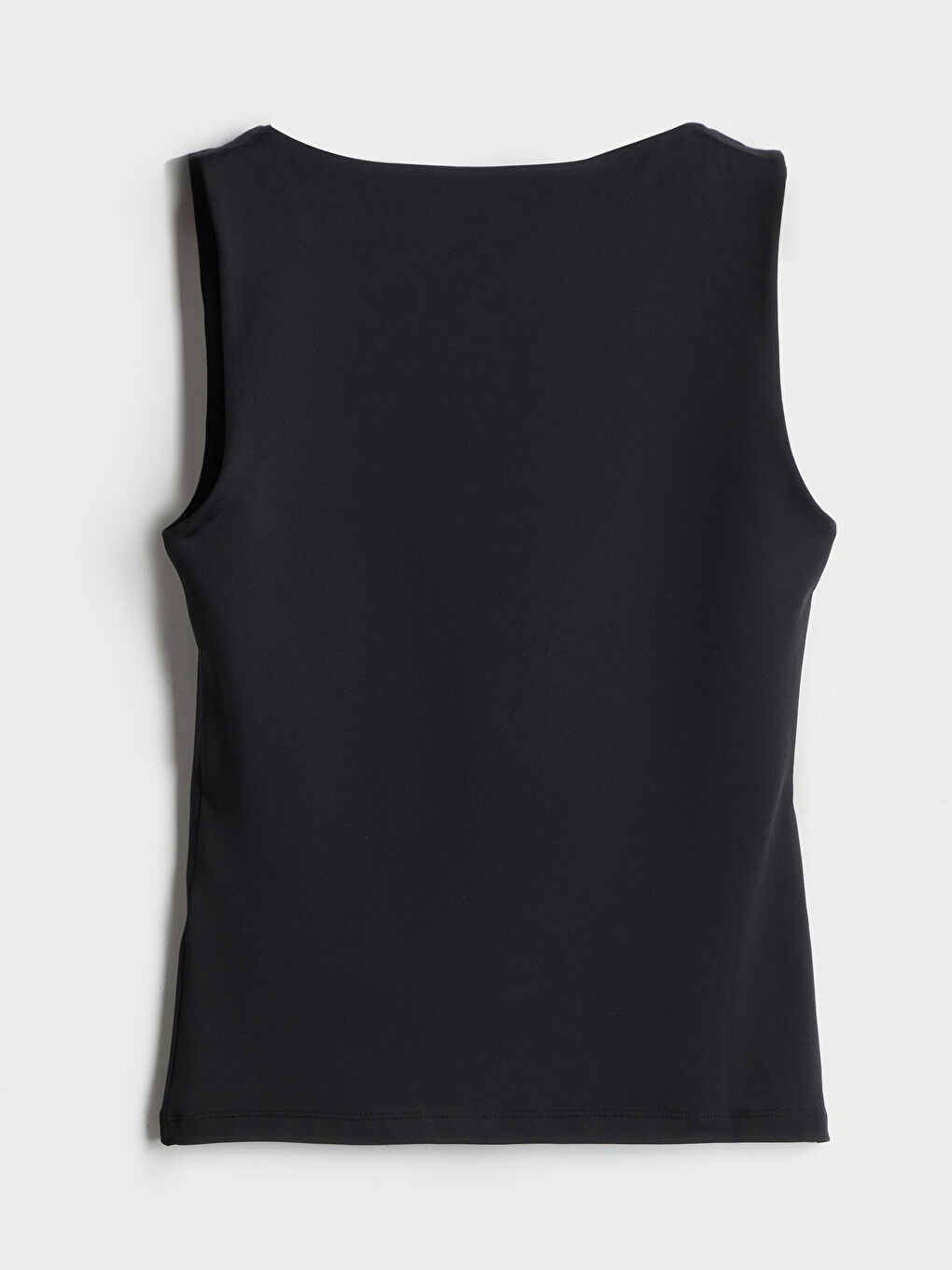 Siyah V Yaka Kadın Atlet-5