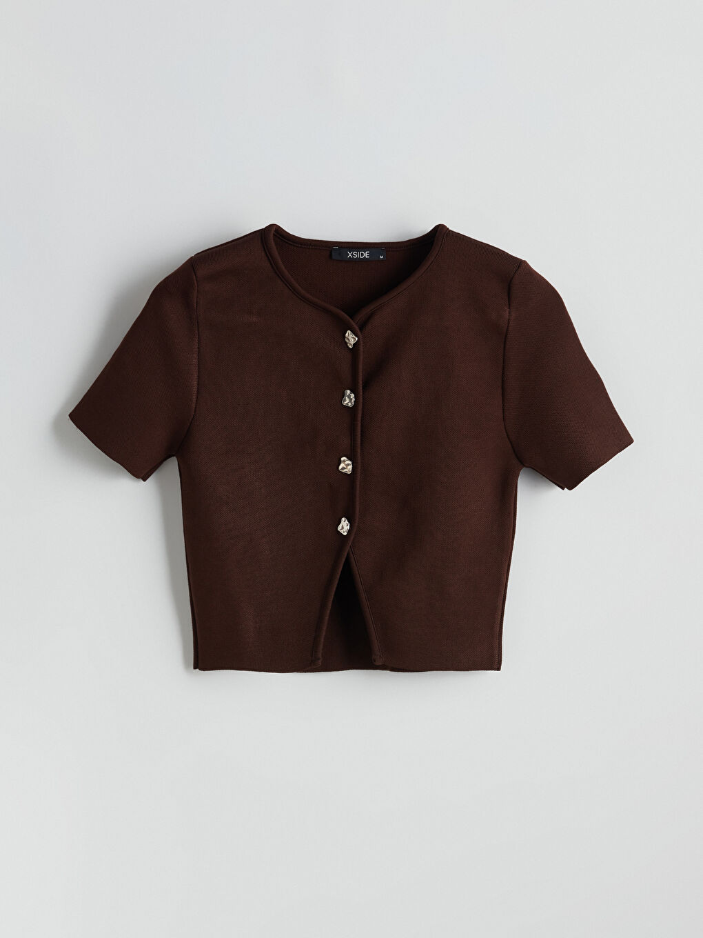 V Neck Women's Tricot Cardigan -S5O839Z8-ZHA