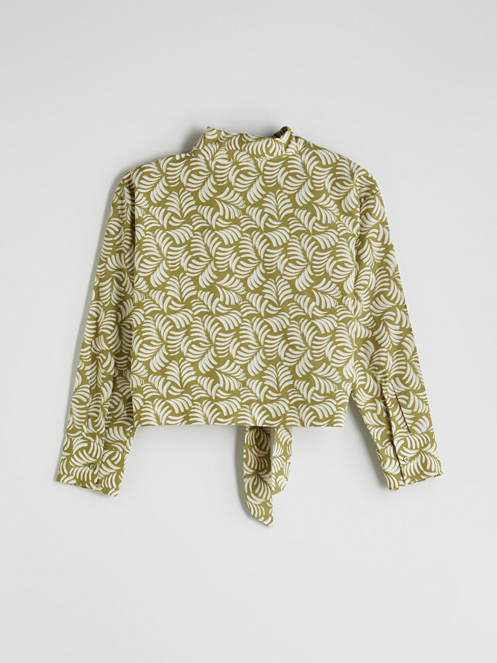 Patterned Women's Shirt -S5O846Z8-LRK