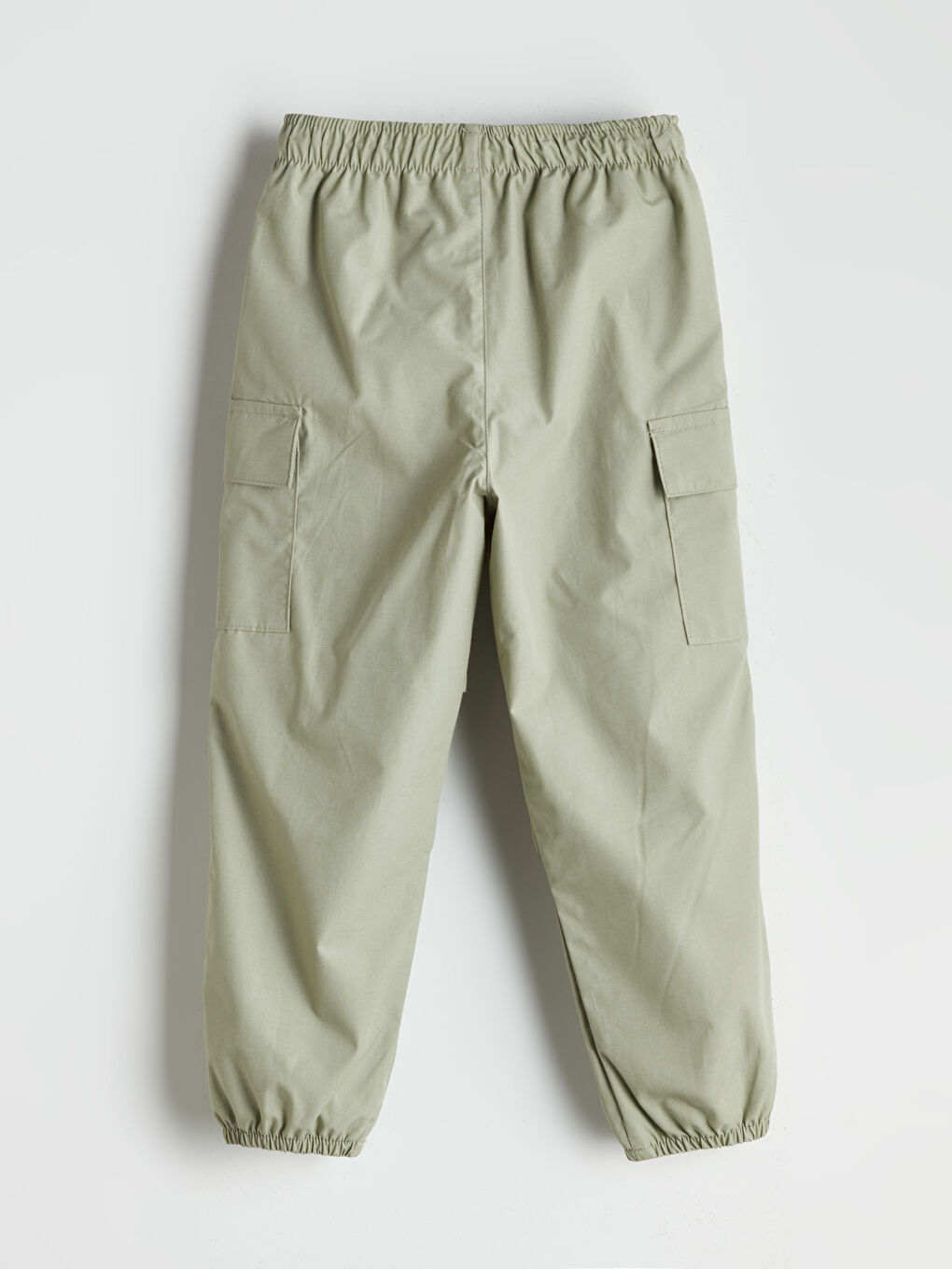 Elastic Waist Boys' Cargo Trousers -S5O879Z1-GGY