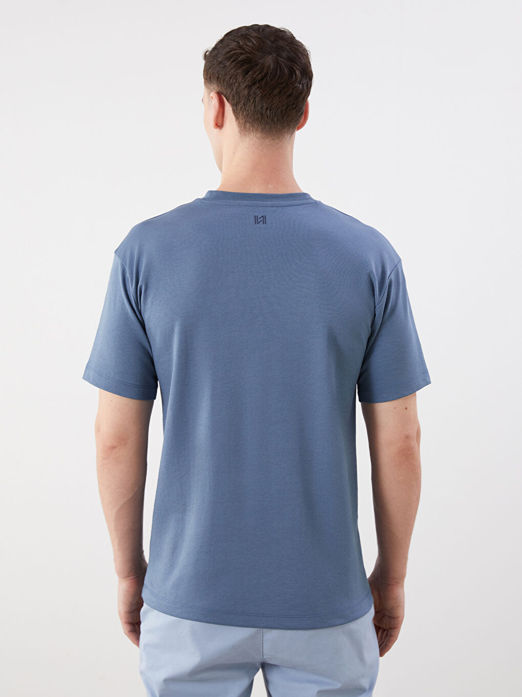 Crew Neck Printed Men's Pyjama Top -S5O889Z8-H8X