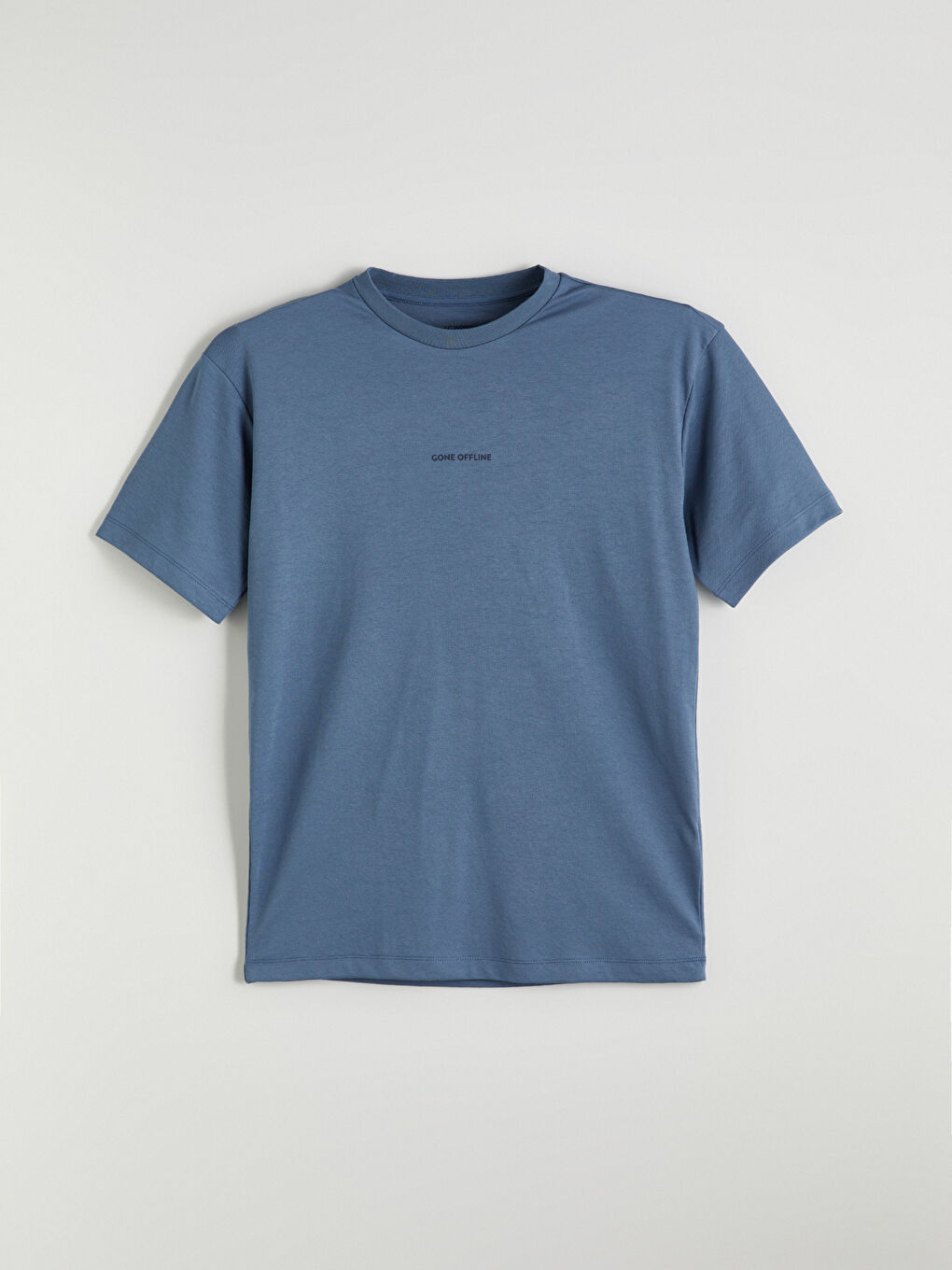 Crew Neck Printed Men's Pyjama Top -S5O889Z8-H8X