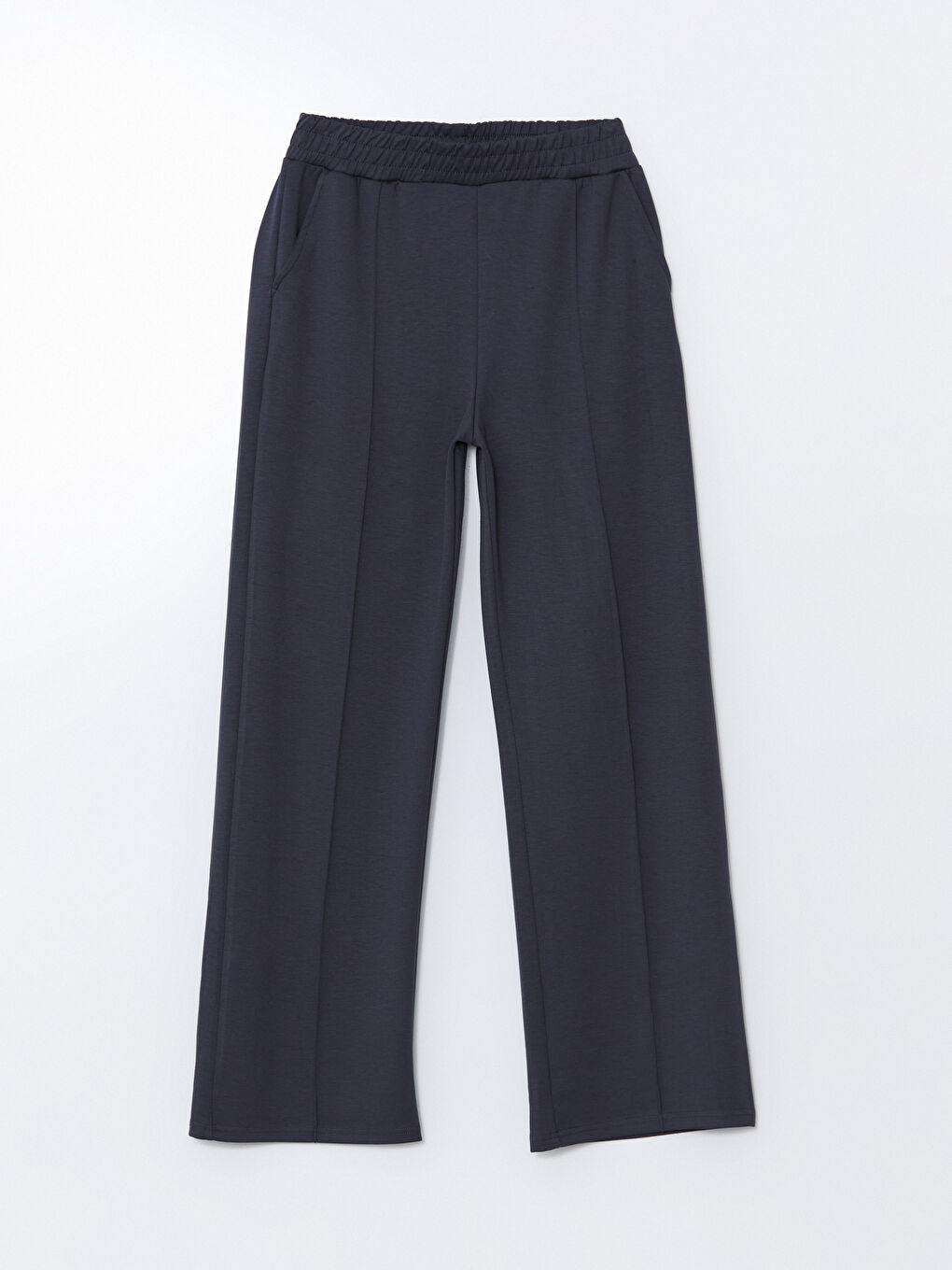 Antrasit Beli Lastikli Kadın Eşofman Altı-4