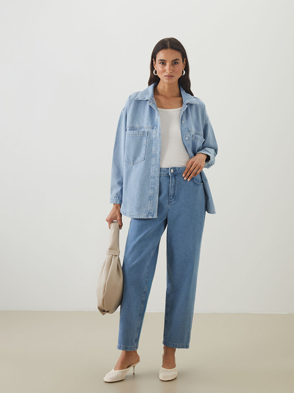 Straight Fit Women's Jeans -S5O931Z8-H45