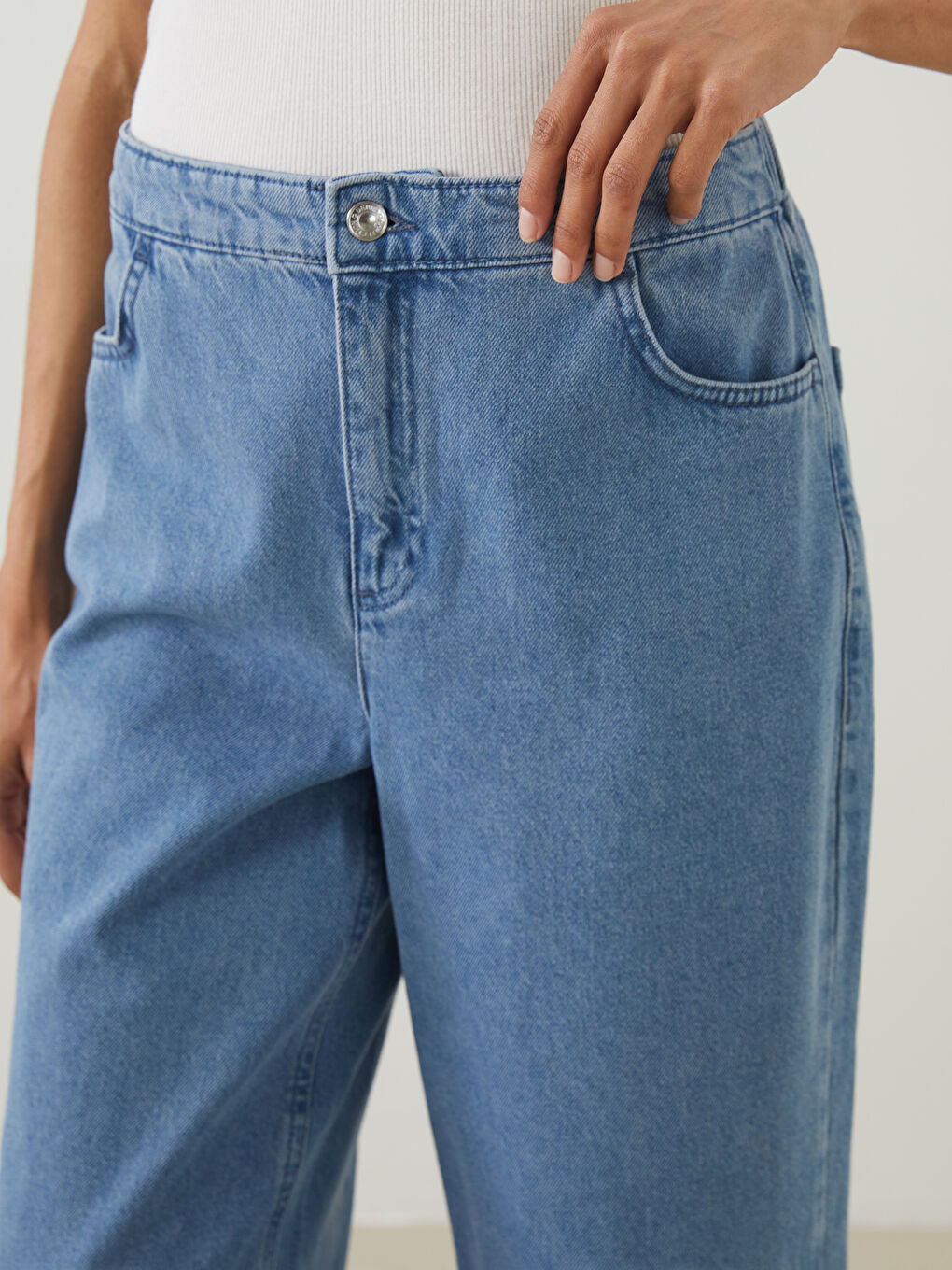 Straight Fit Women's Jeans -S5O931Z8-H45