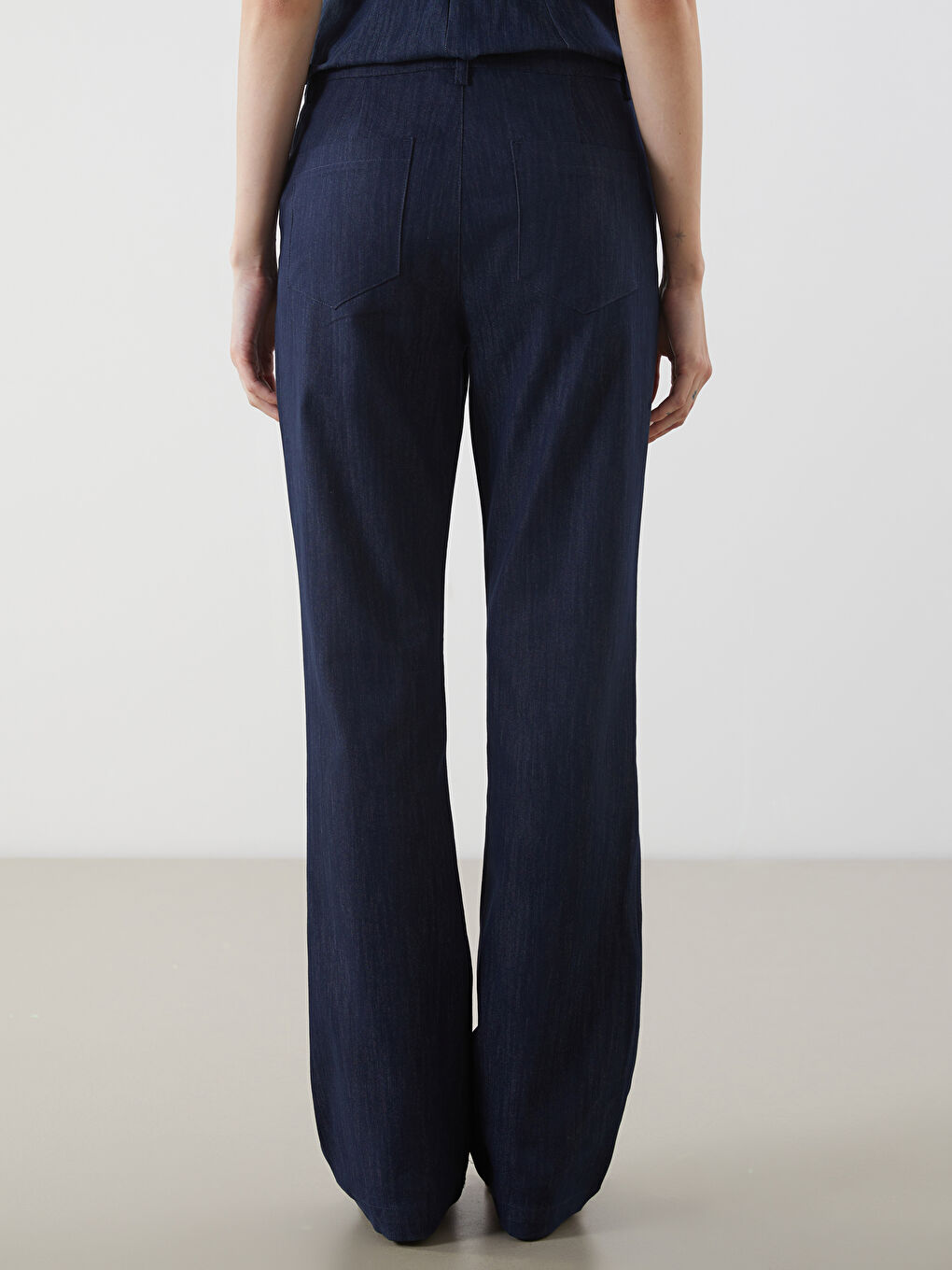 LCW Vision Slim Fit Flared Women's Trousers -S5O939Z8-ZGN