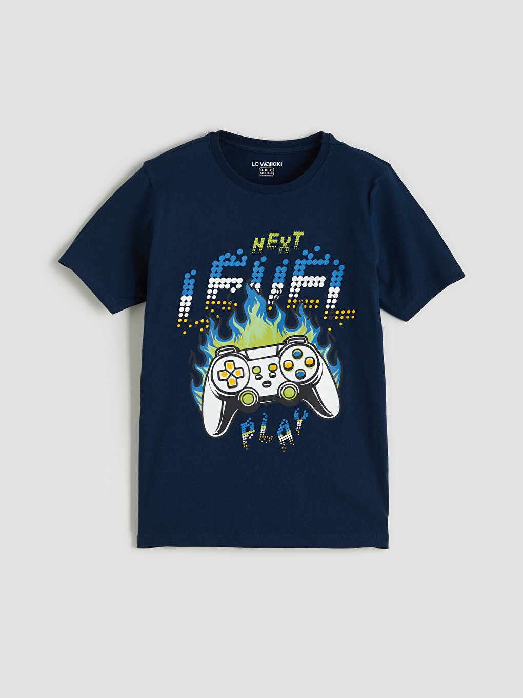 Lacivert Baskılı Erkek Çocuk Pijama Üst