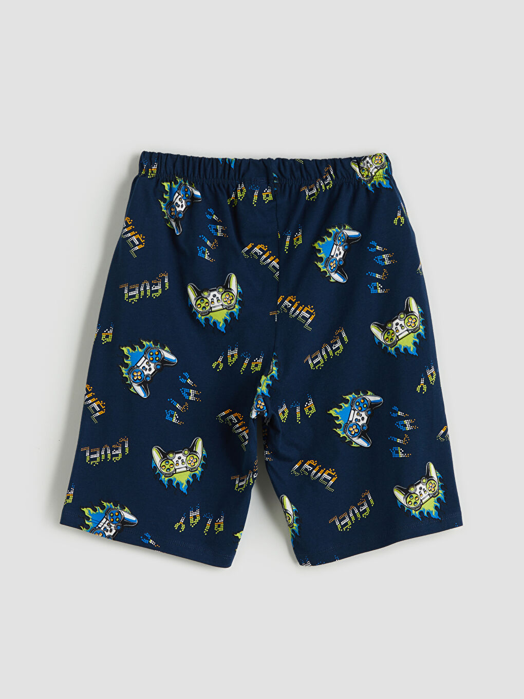 Crew Neck Boys' Shorts Pyjama Set -S5O948Z4-JC7