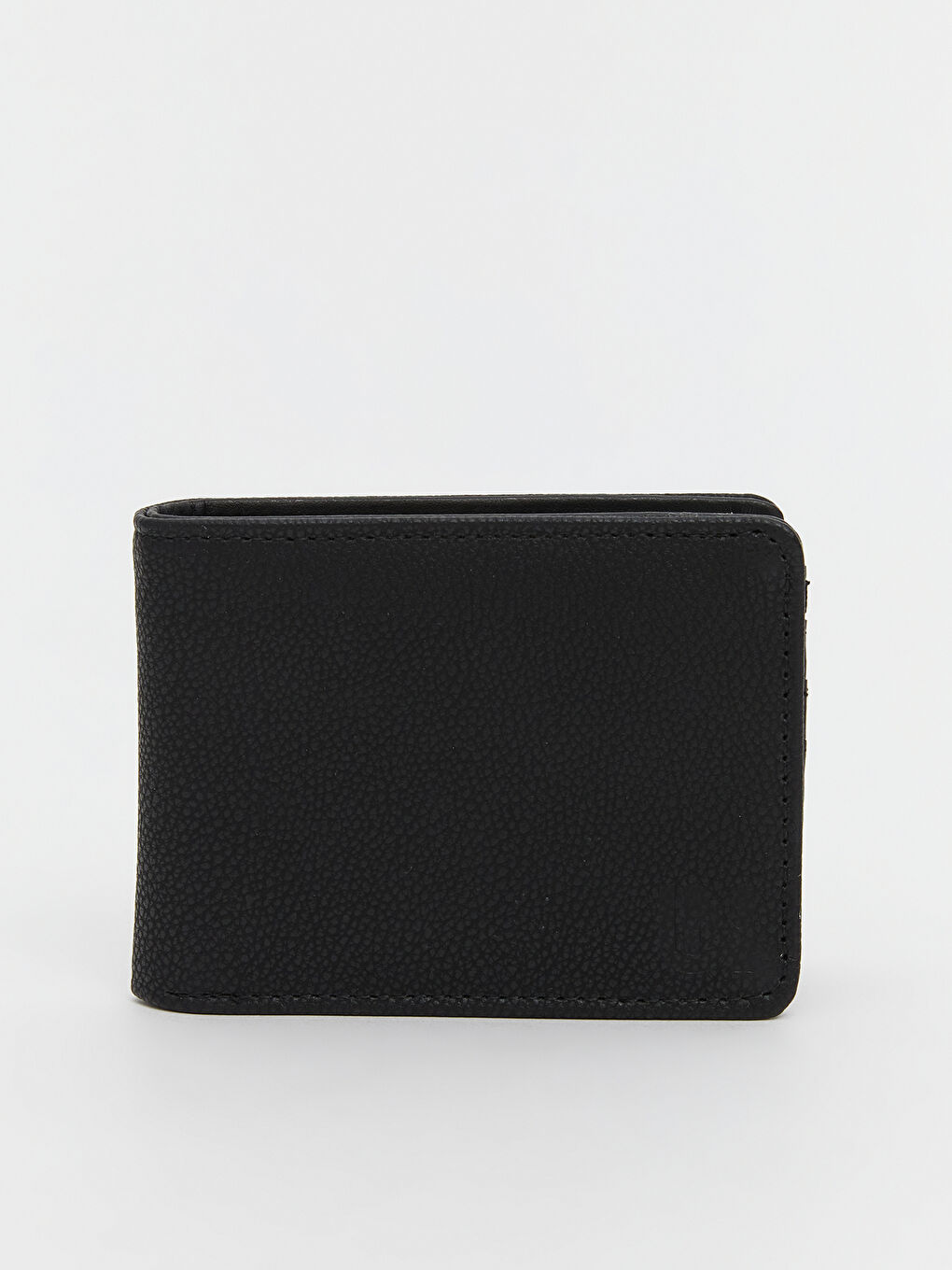 Siyah Deri Görünümlü Erkek Cüzdan