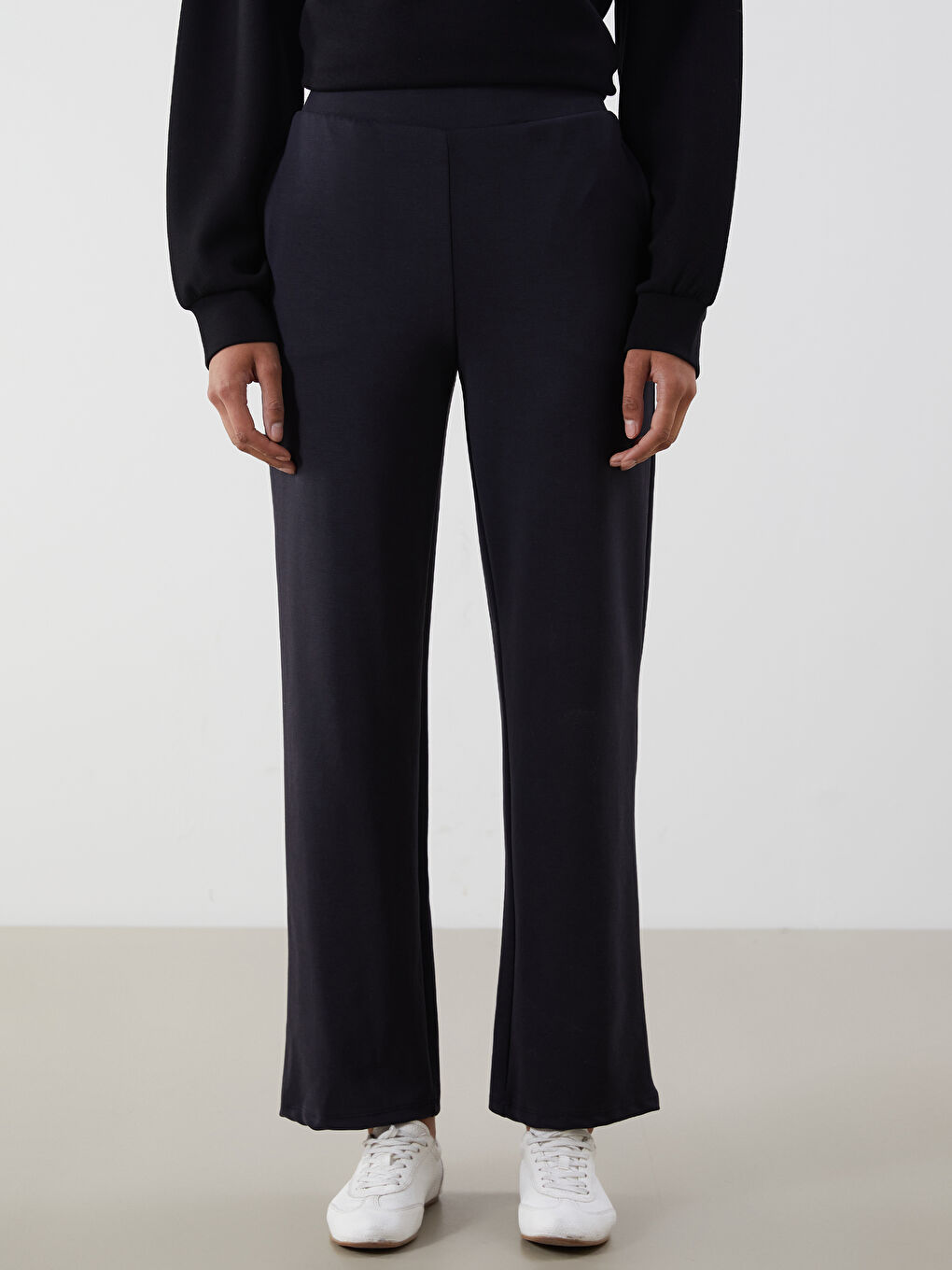 Women's Sweatpants with Elasticated Waist and Modal Blend -S5O983Z8-HJV