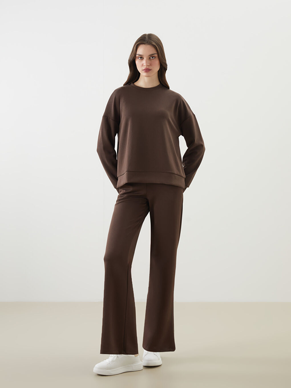 Woman BROWN Sweatpants -S5O983Z8-R3C