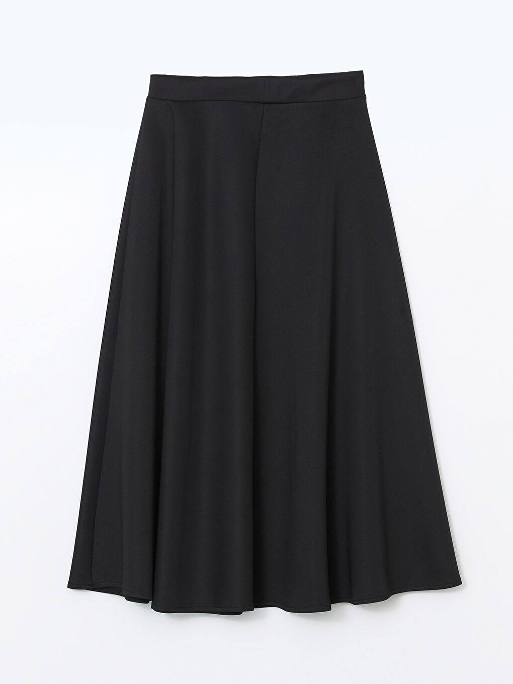 Siyah Beli Lastikli A Kesim Etek-5