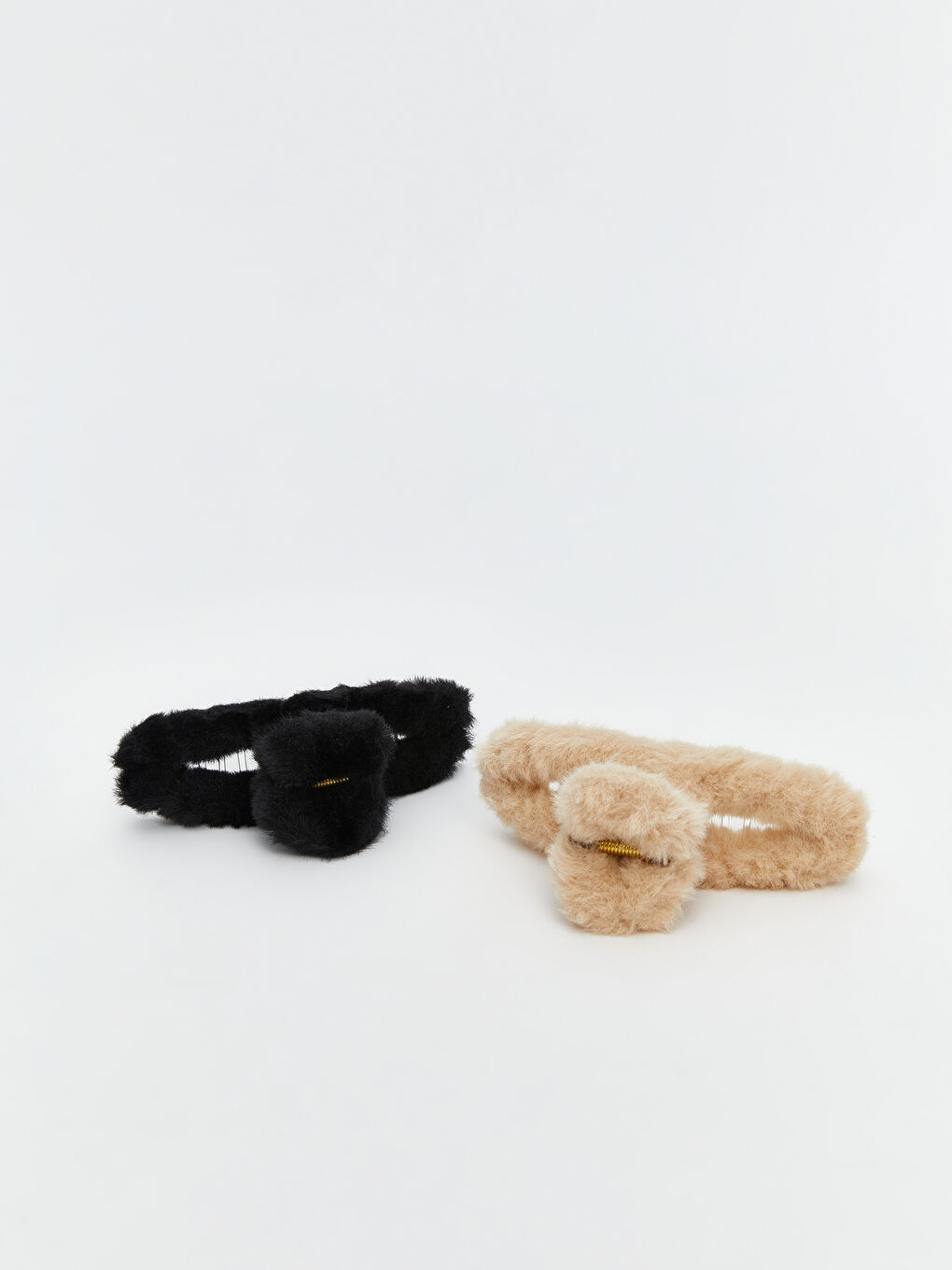 LCW ACCESSORIES Karişik Pelüş Kadın Mandal Toka Seti 2'li - 1