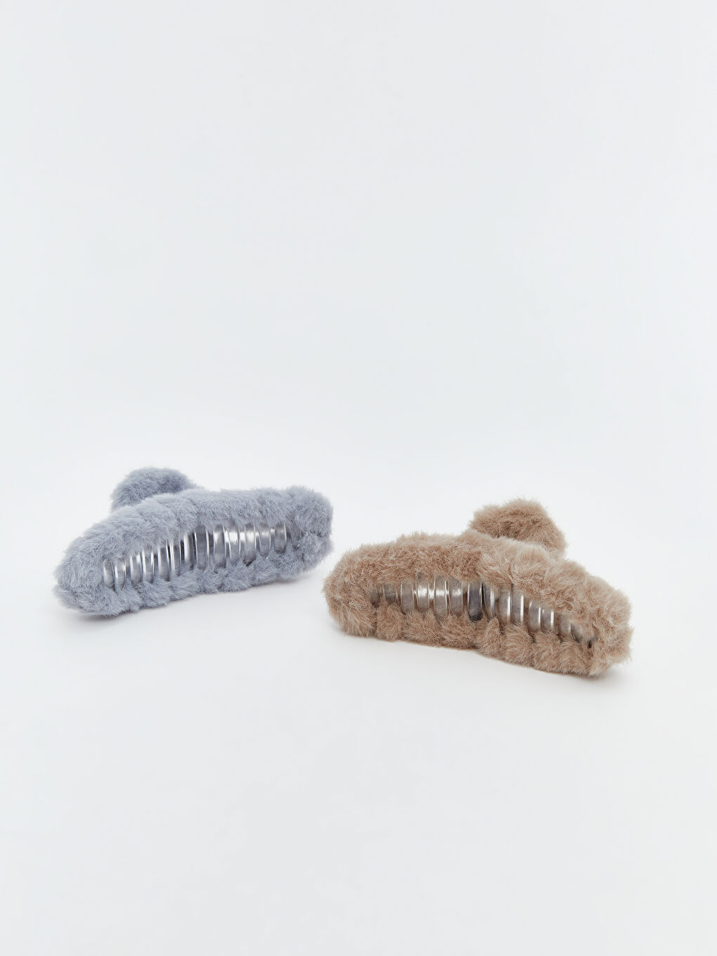 LCW ACCESSORIES Women's Plush Claw Clip Set 2 Pack -S5OA14Z8-M0T