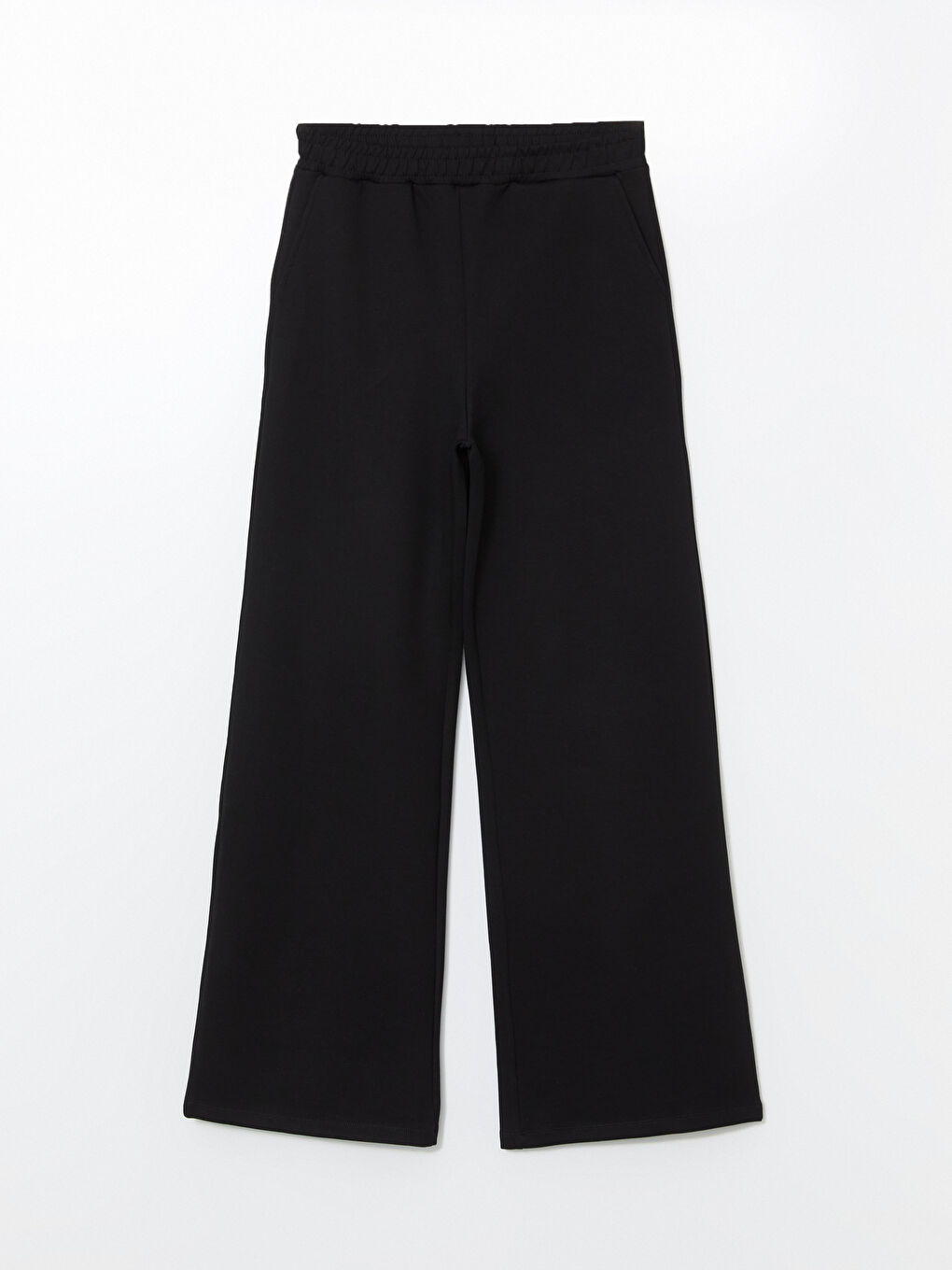 Siyah Beli Lastikli Kadın Eşofman Altı-4